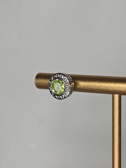 Peridot Earrings with S925 Posts