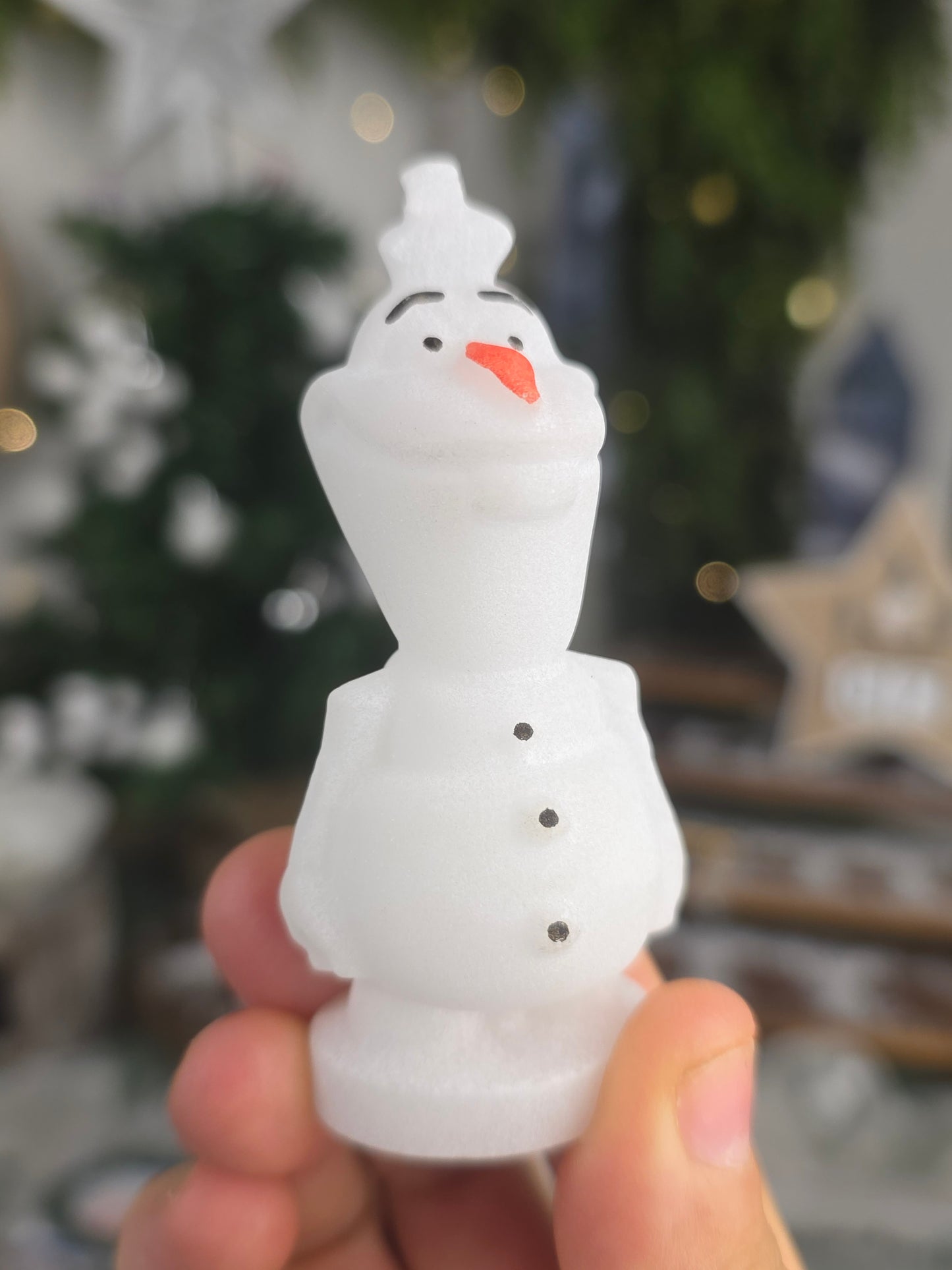 Whitw Jade Olaf Snowman- MAS6036