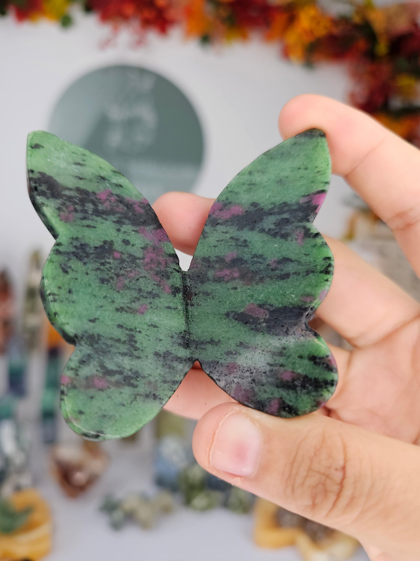 Ruby Zoisite 3D Butterfly