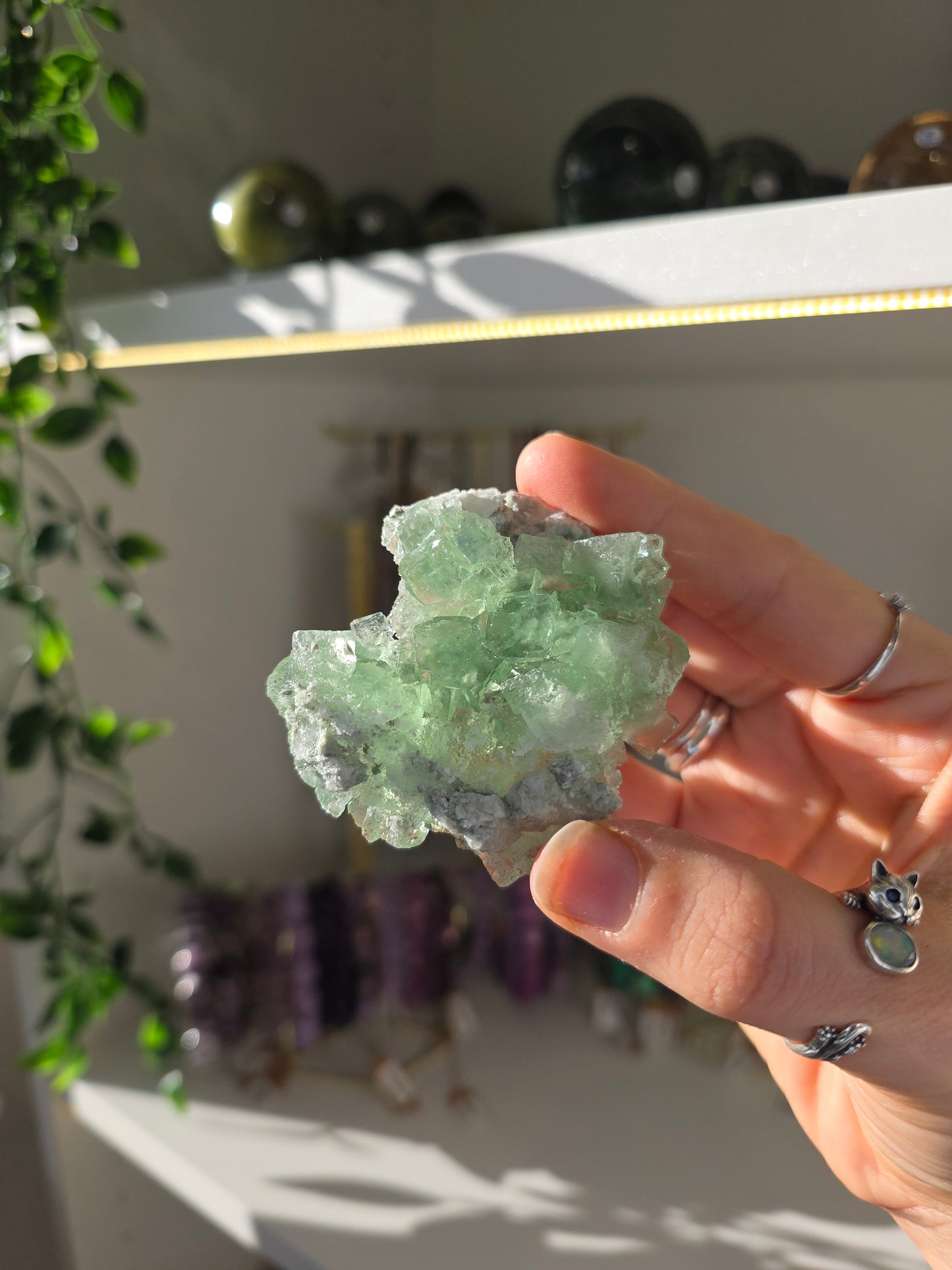 Apple Green Fluorite Specimens from Yunnan Province, China