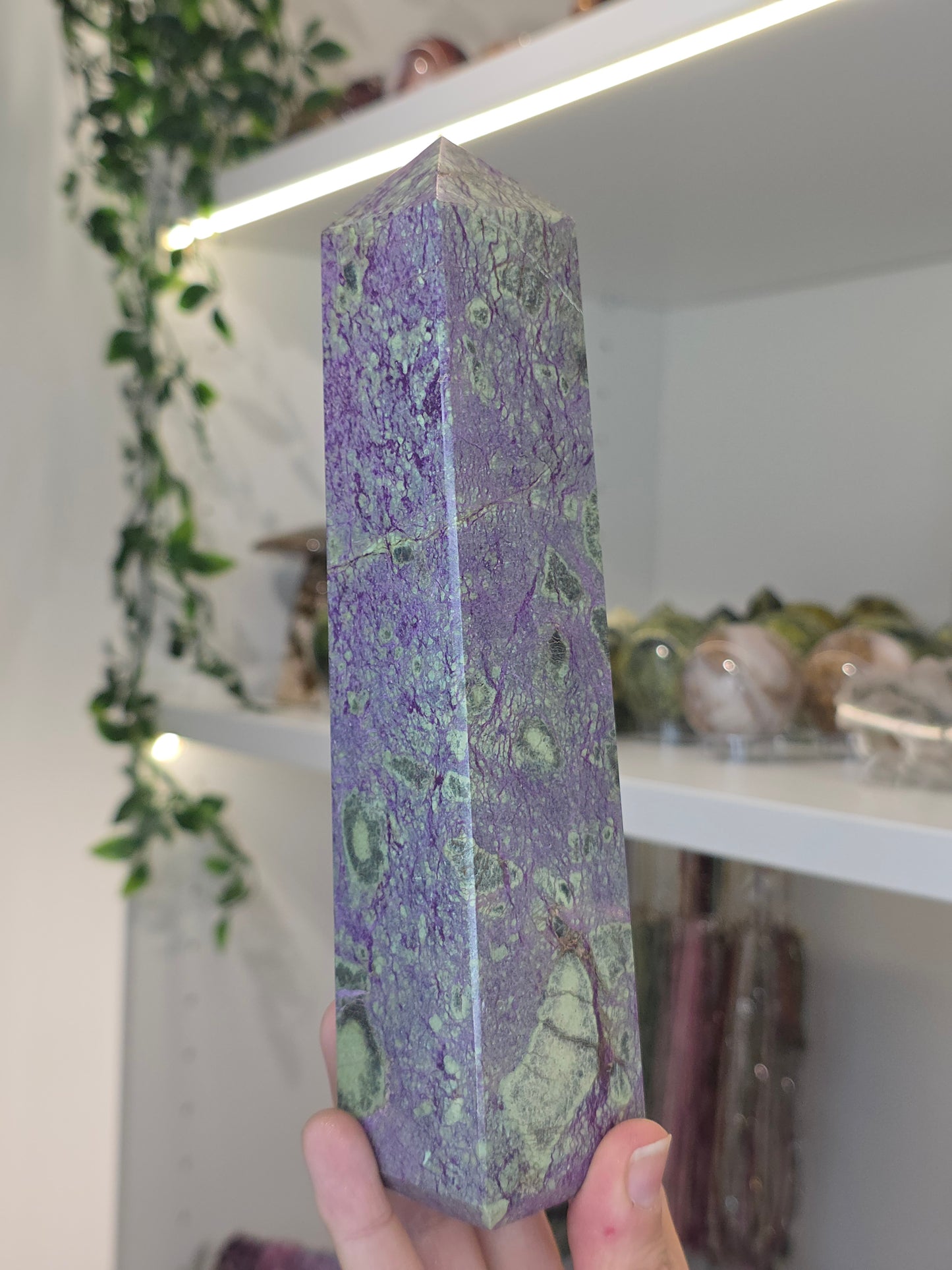 Atlantisite Tower (Serpentine and Stitchtite) C