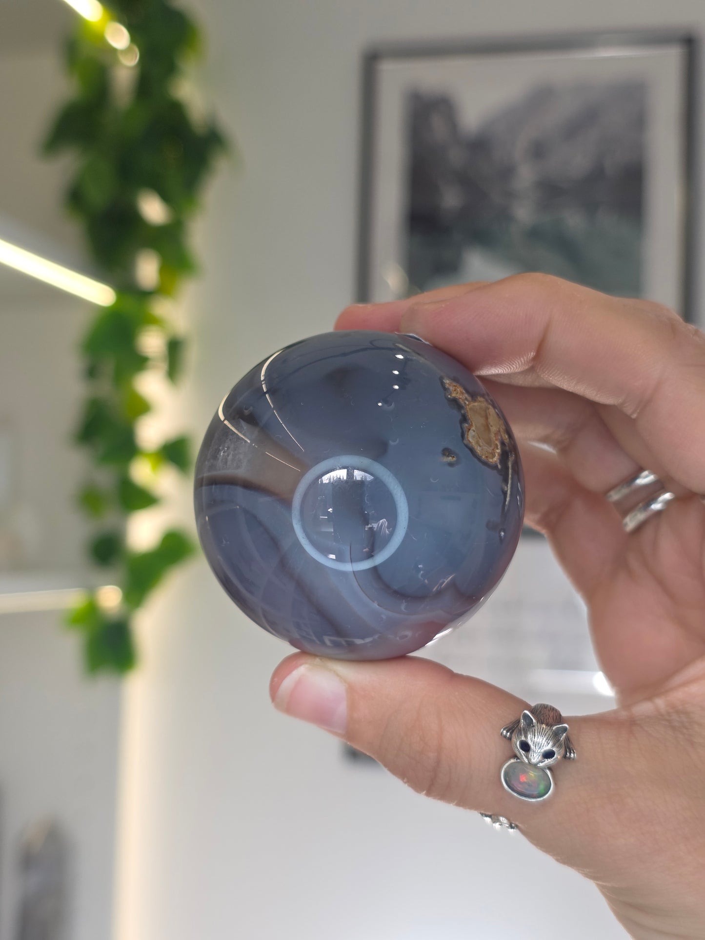 Swazi Agate Sphere from Mozambique - Z