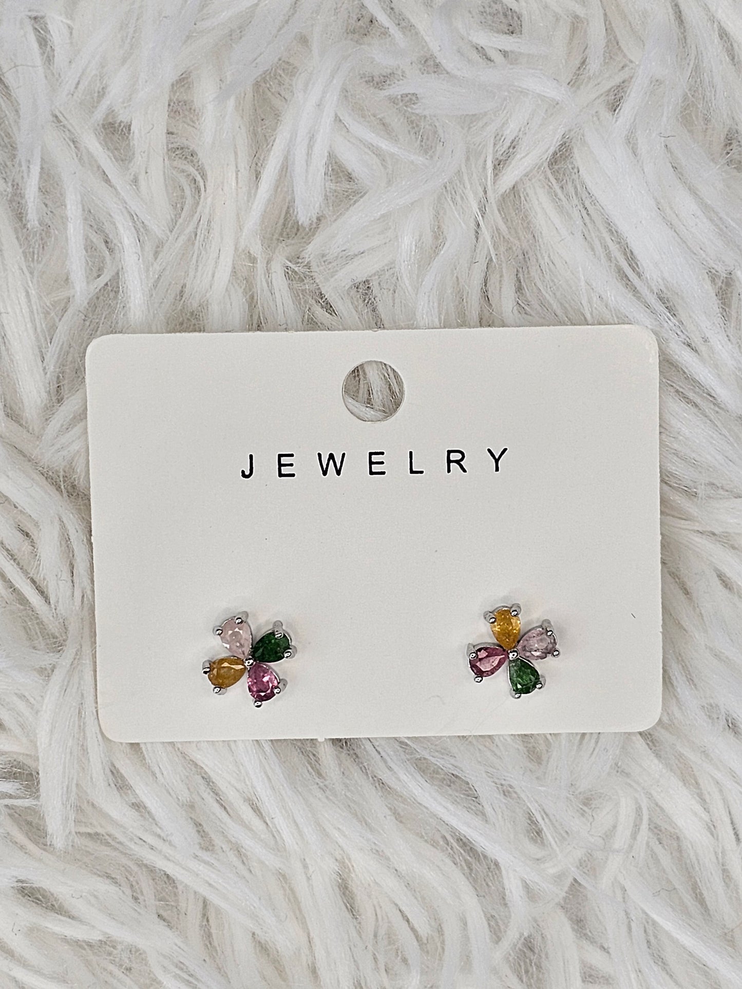 S925 Silver Tourmaline Earrings - MAS0884