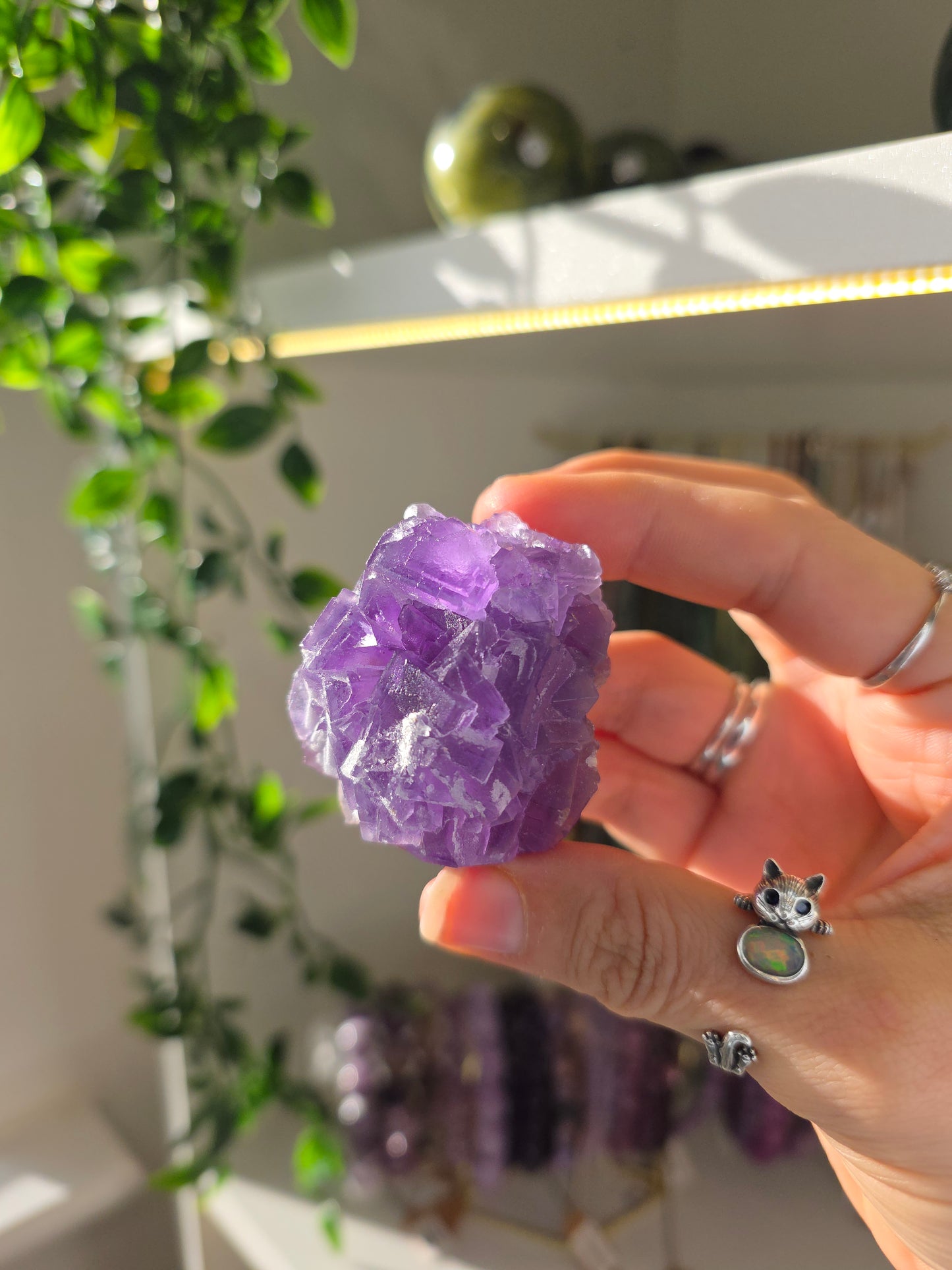 Purple Fluorite from Weishan, Yunnan Province, China G