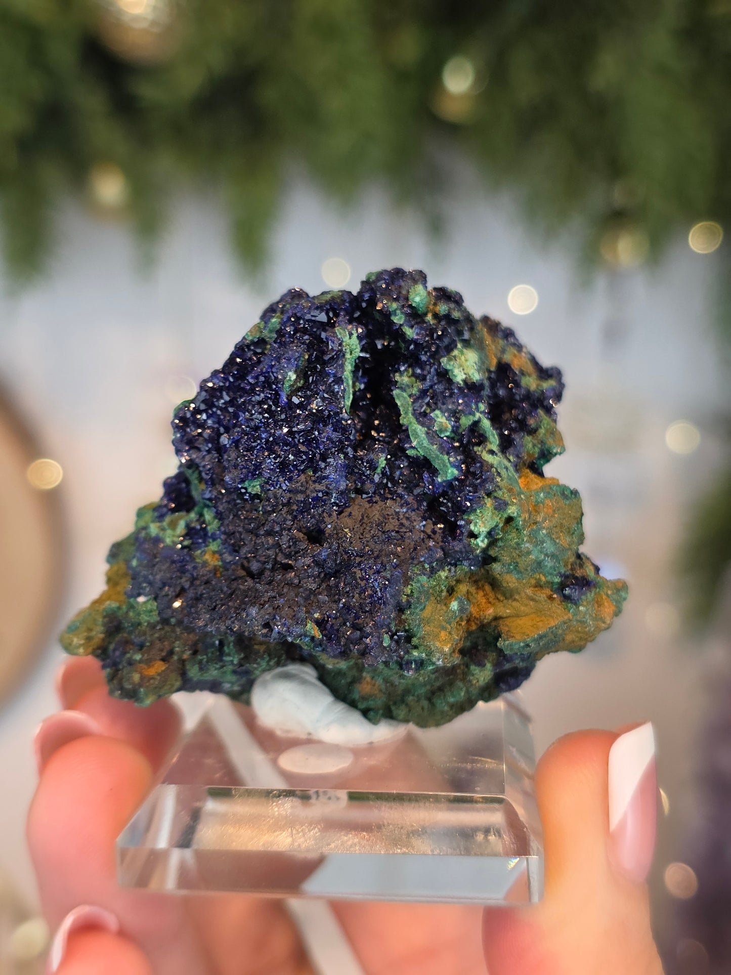 Azurite with Malachite from An Hui, China - MAS6067