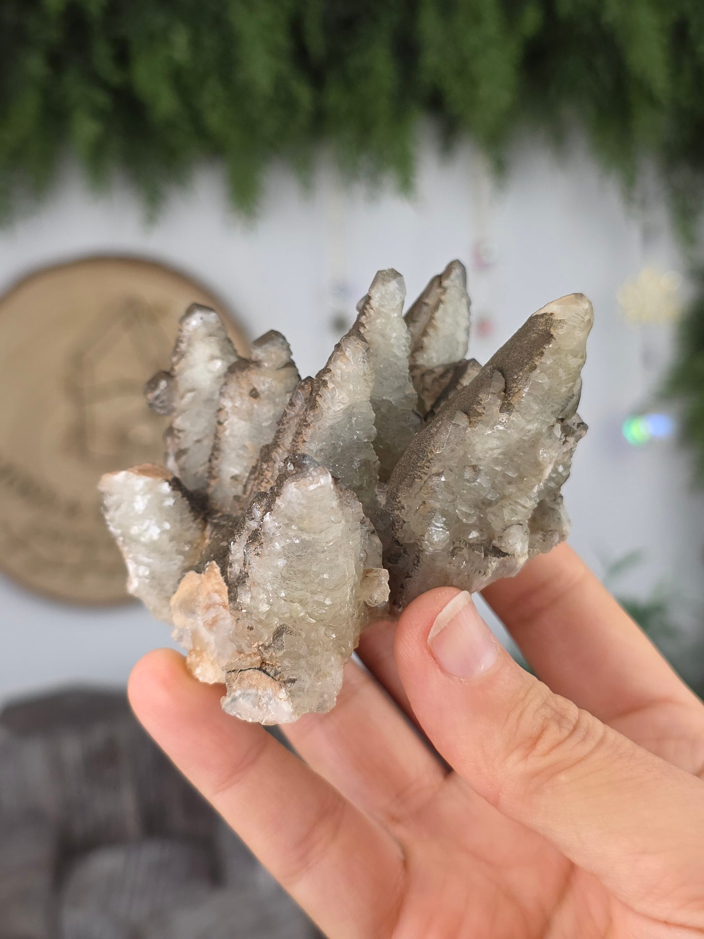 Chocolate Calcite Specimen from Guizhou, China A