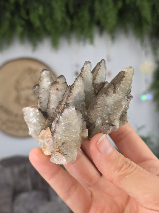 Chocolate Calcite Specimen from Guizhou, China A