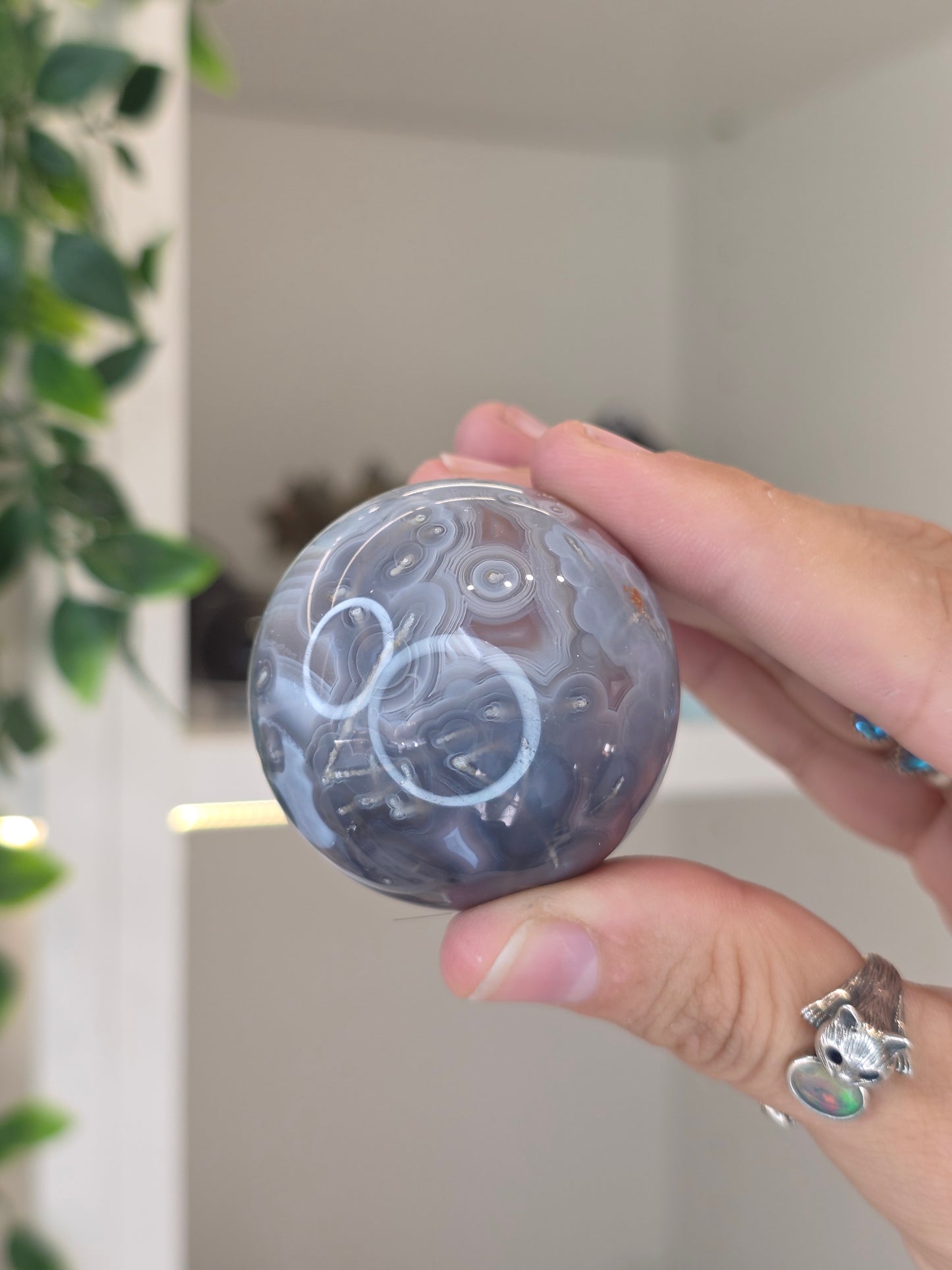 Swazi Agate Sphere from Mozambique - Q