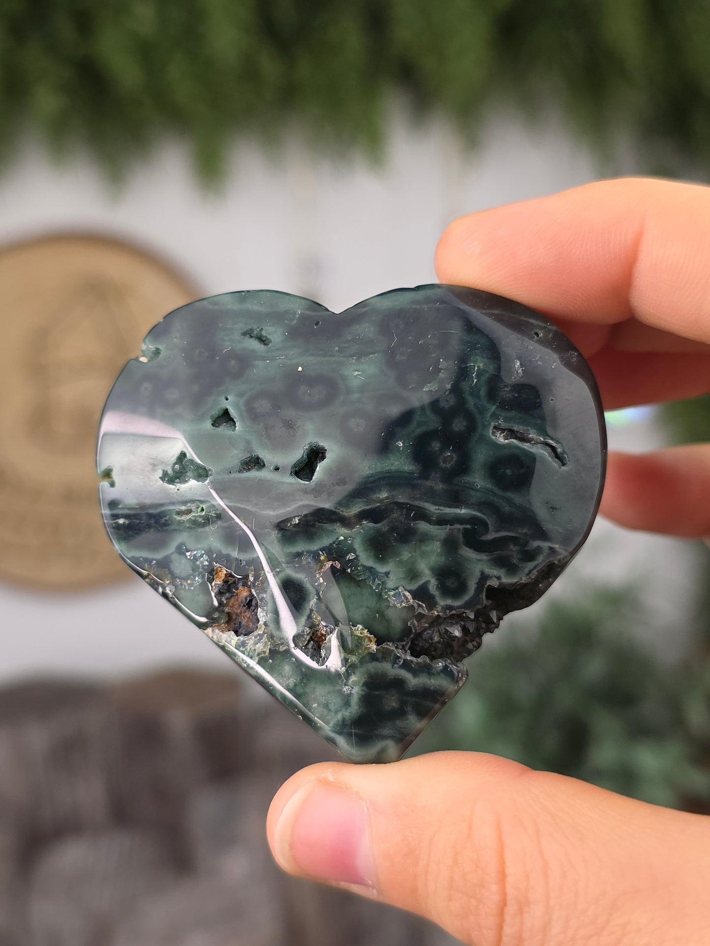 Ocean Jasper Hearts