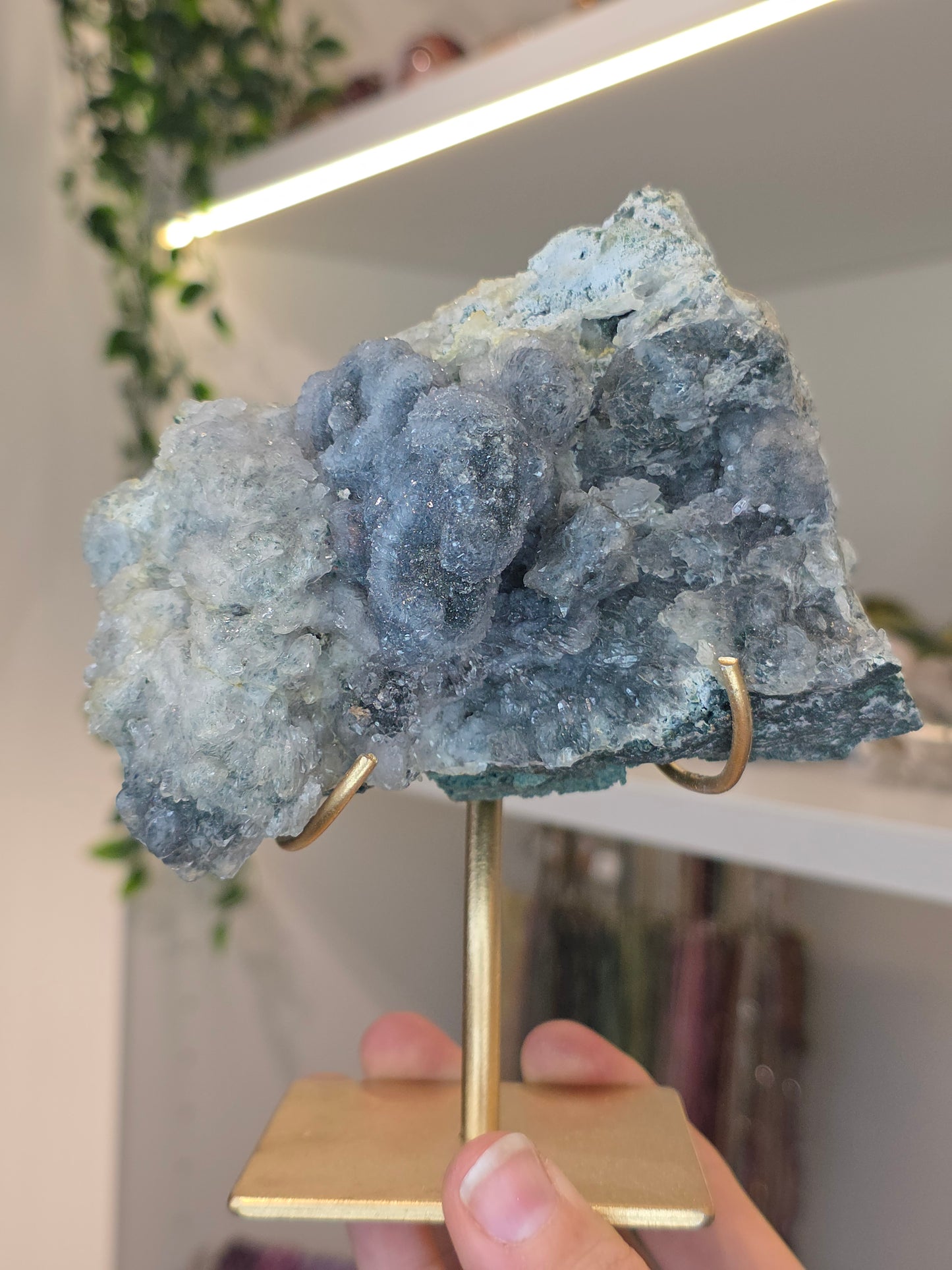 Amethyst Flower B on Stand
