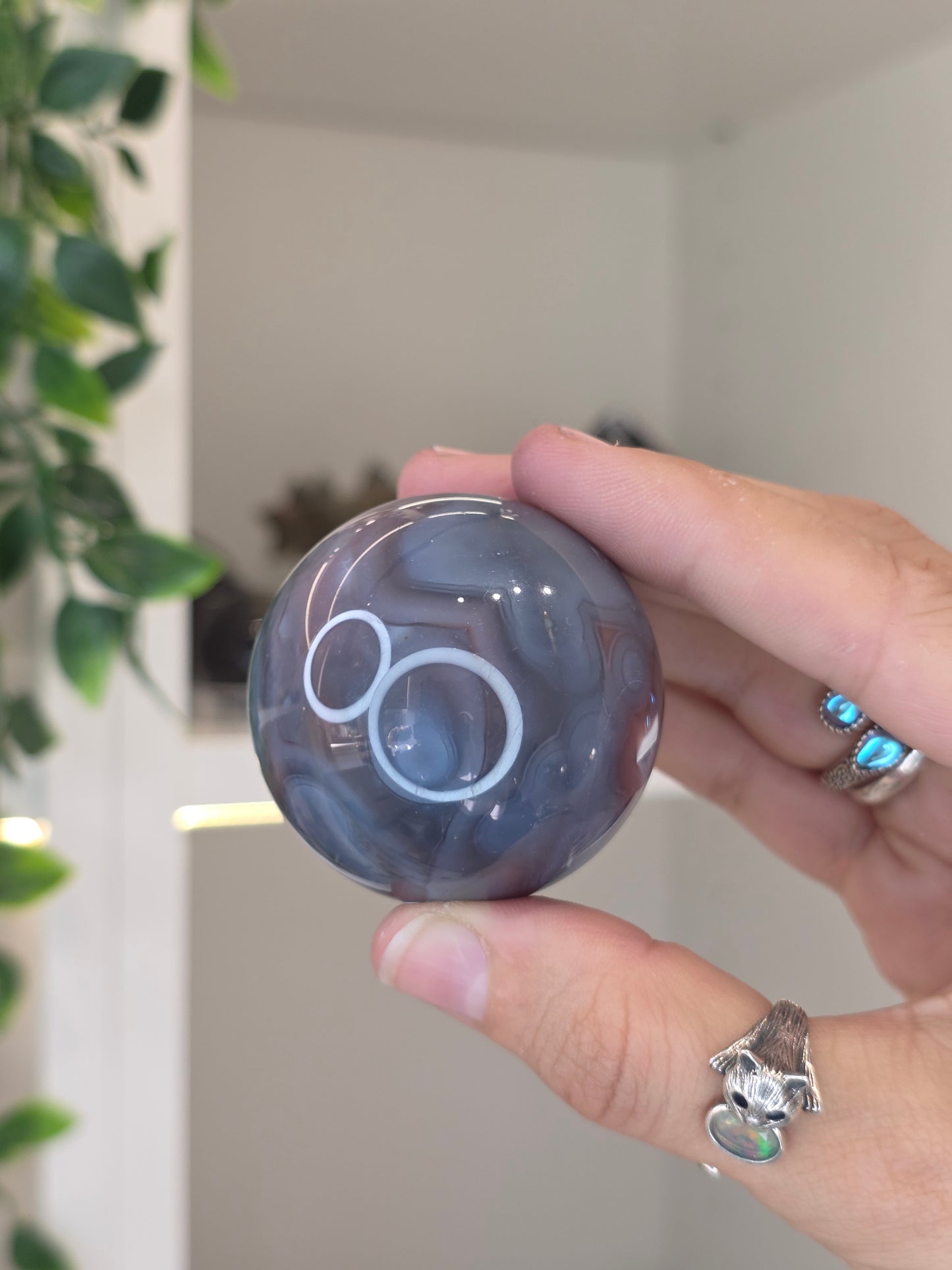 Swazi Agate Sphere from Mozambique - W