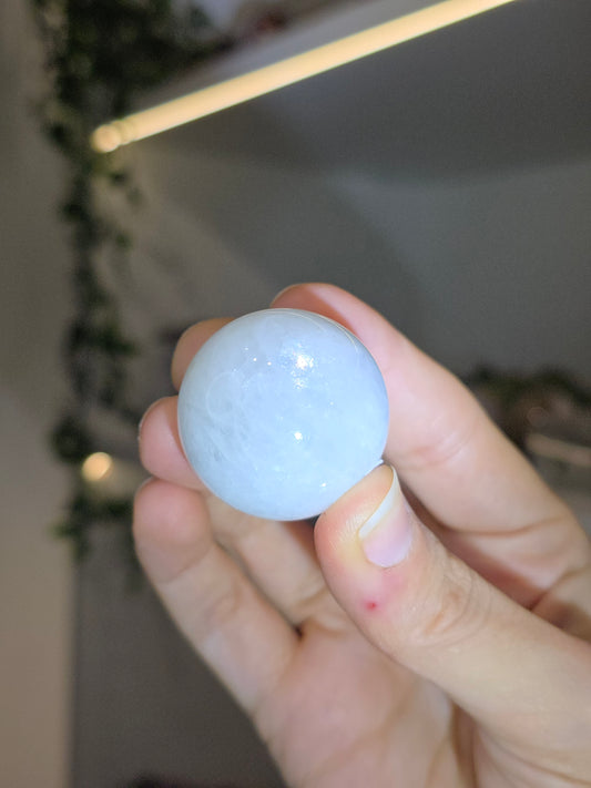 White Moonstone Spheres