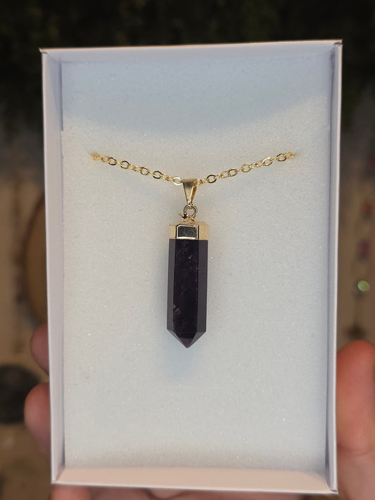 18ct Gold Plated Brazilian Ametrine Necklace