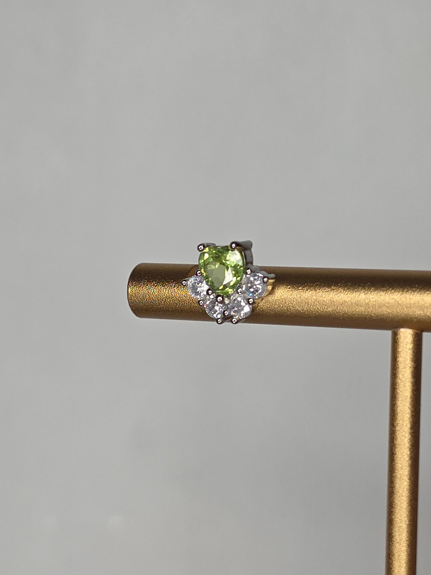 Peridot Earrings with S925 Posts