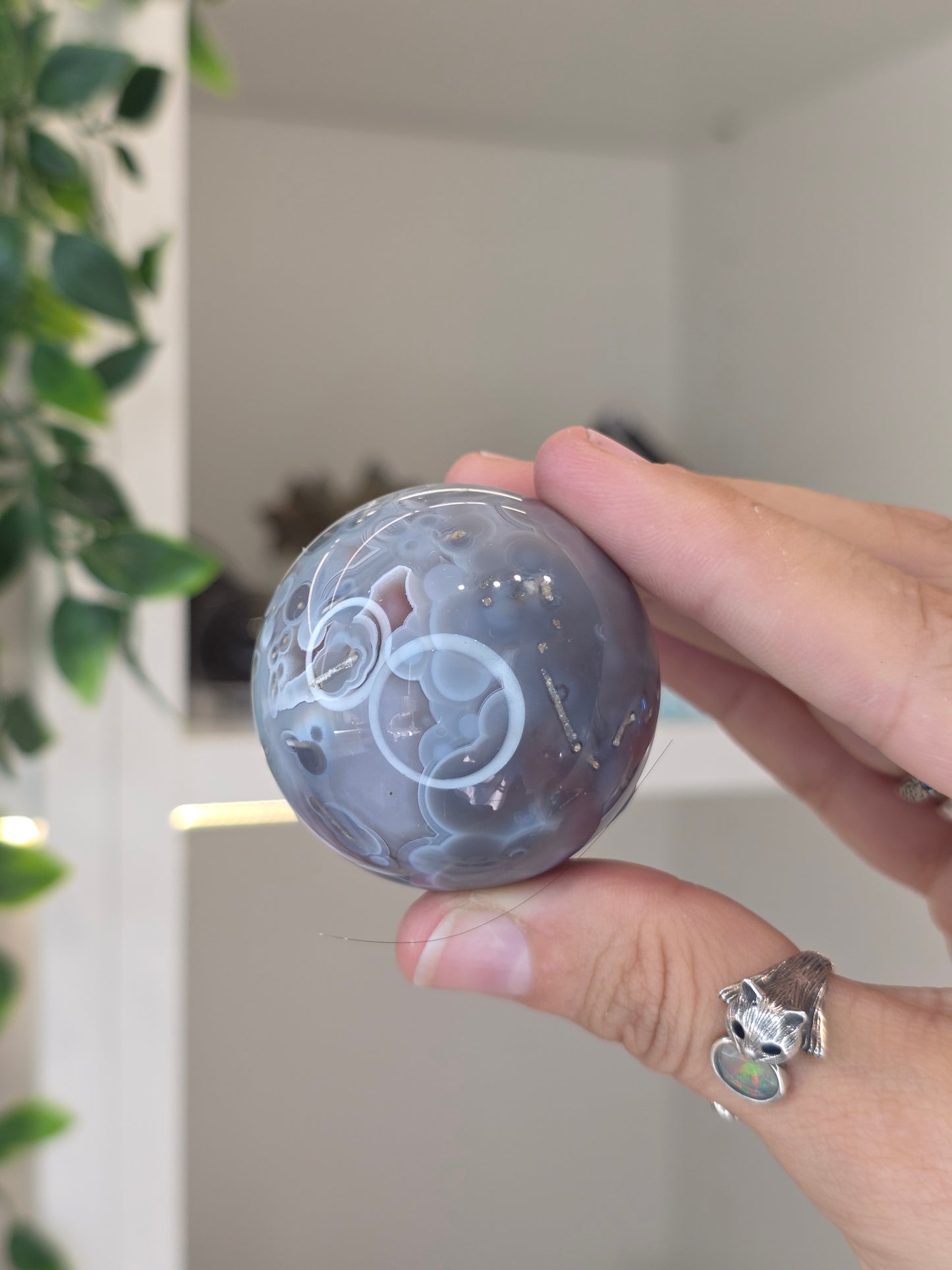 Swazi Agate Sphere from Mozambique - Q
