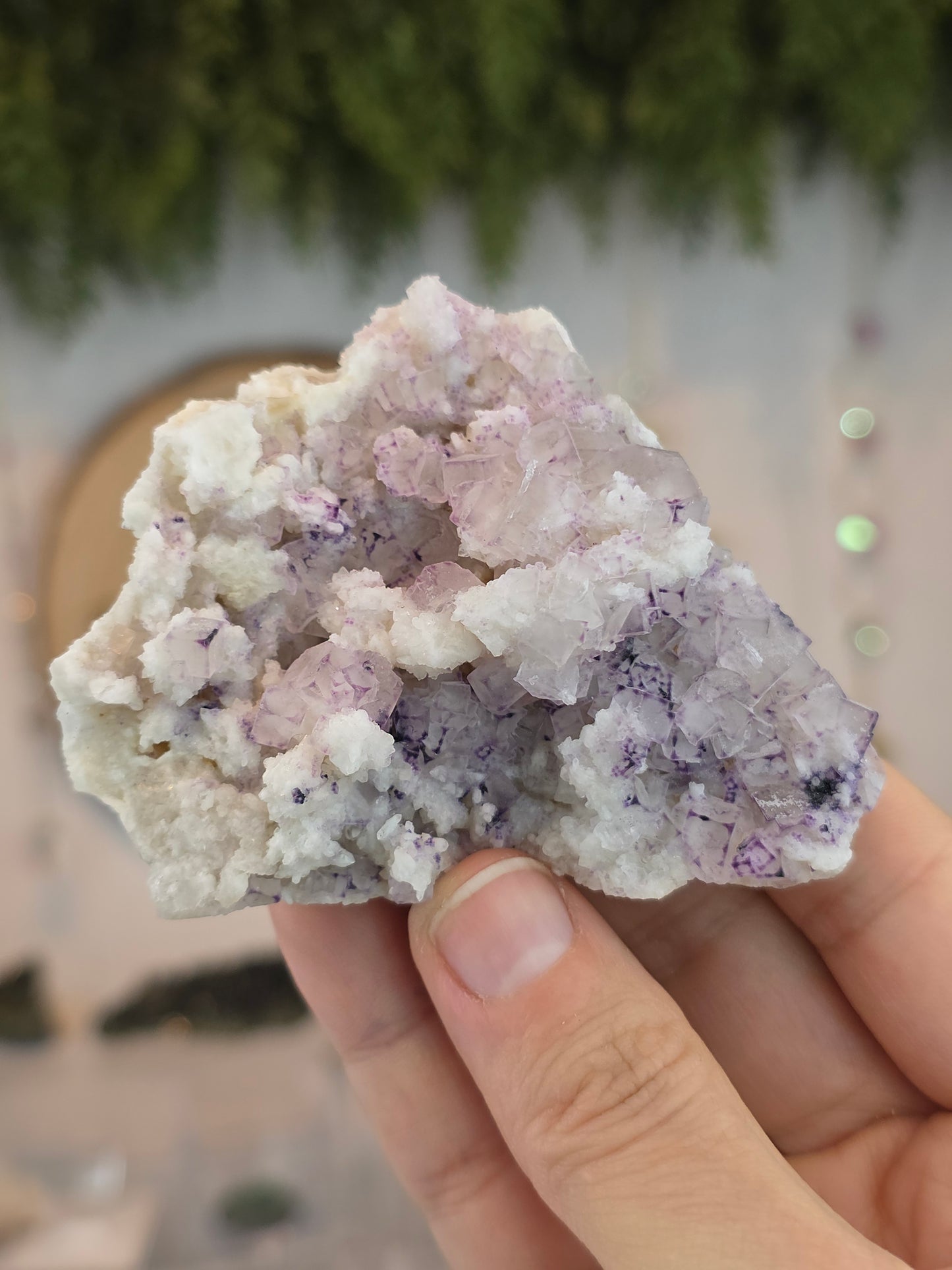 Purple QR Fluorite from Guizhou, China A