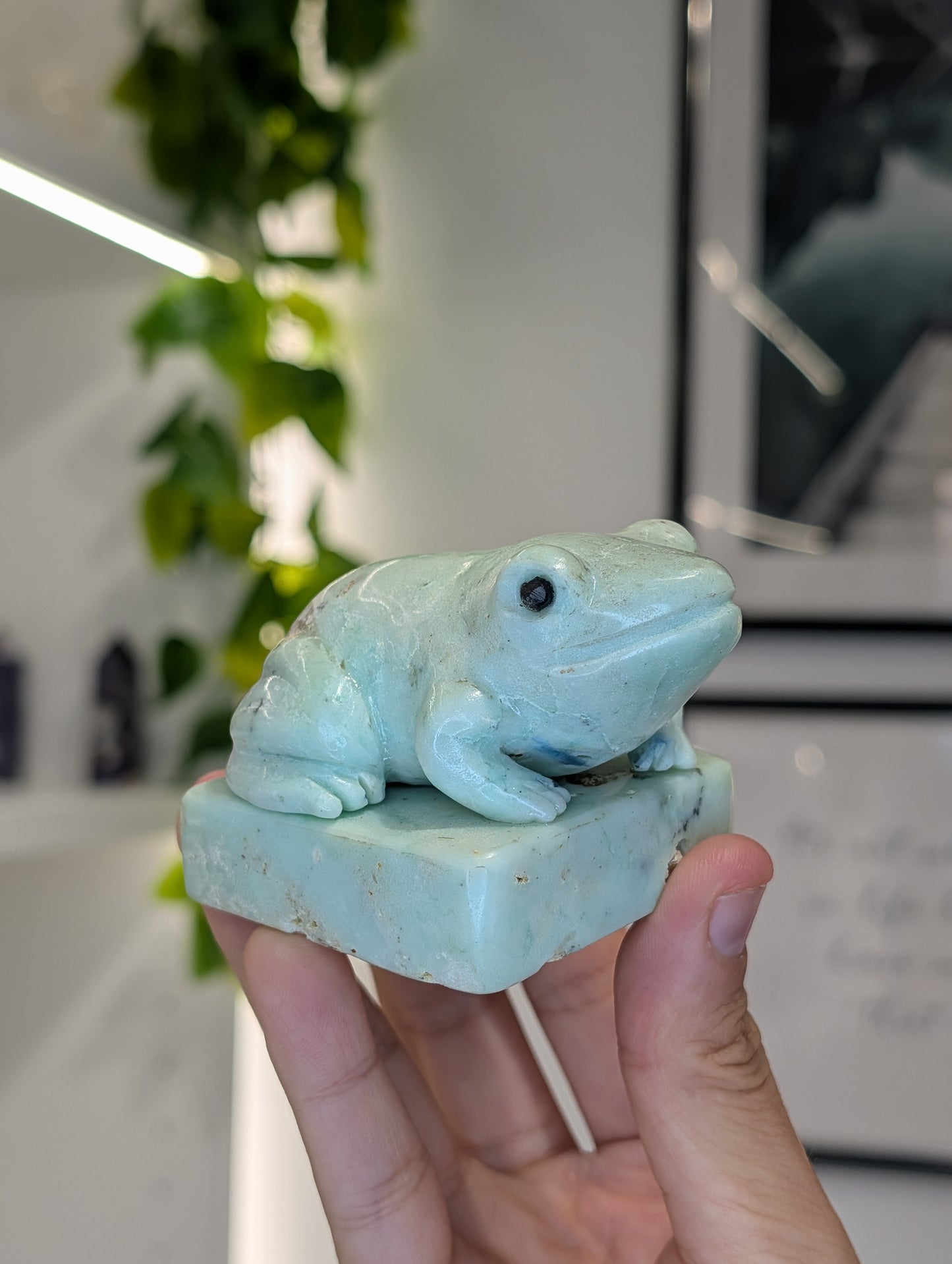 Hand Carved Indonesian Chrysoprase Frogs and Turtles
