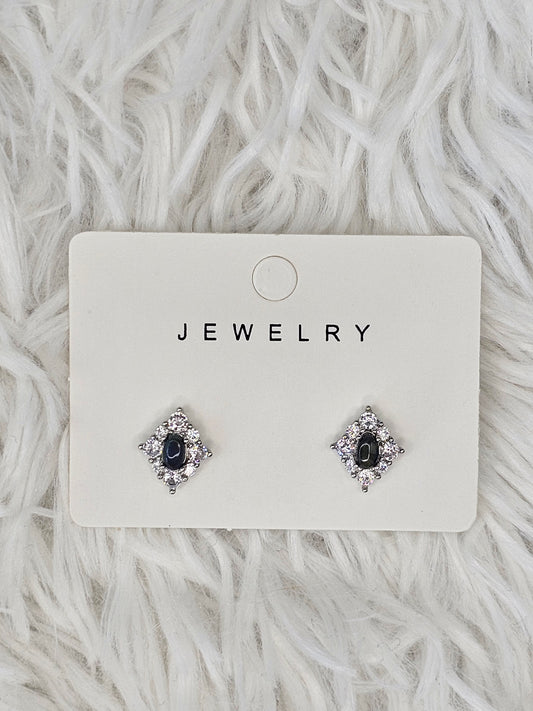S925 Silver Colourful Opal Earrings - MAS0846