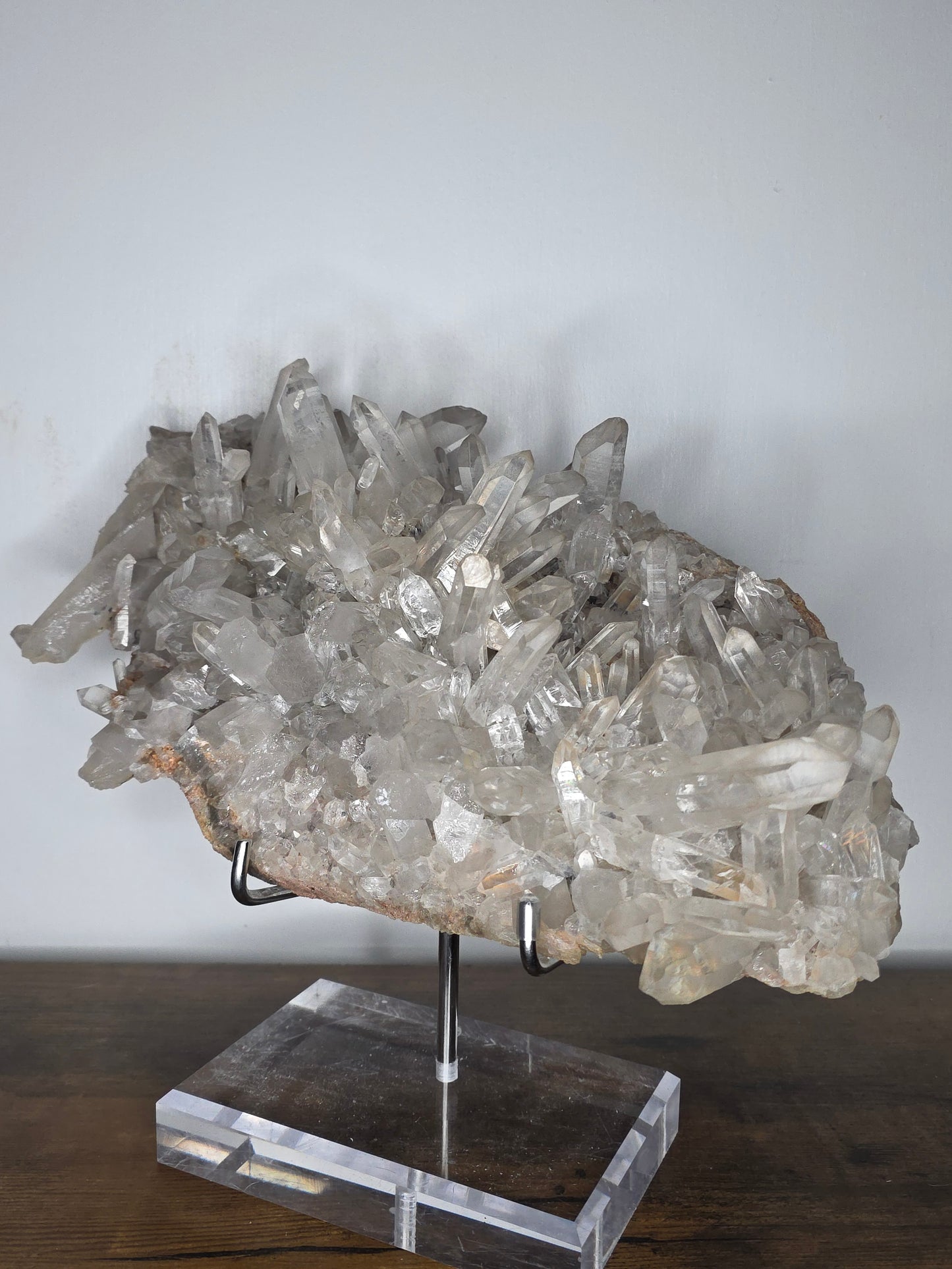 Clear Quartz Cluster from Arkansas, USA - MAS3516