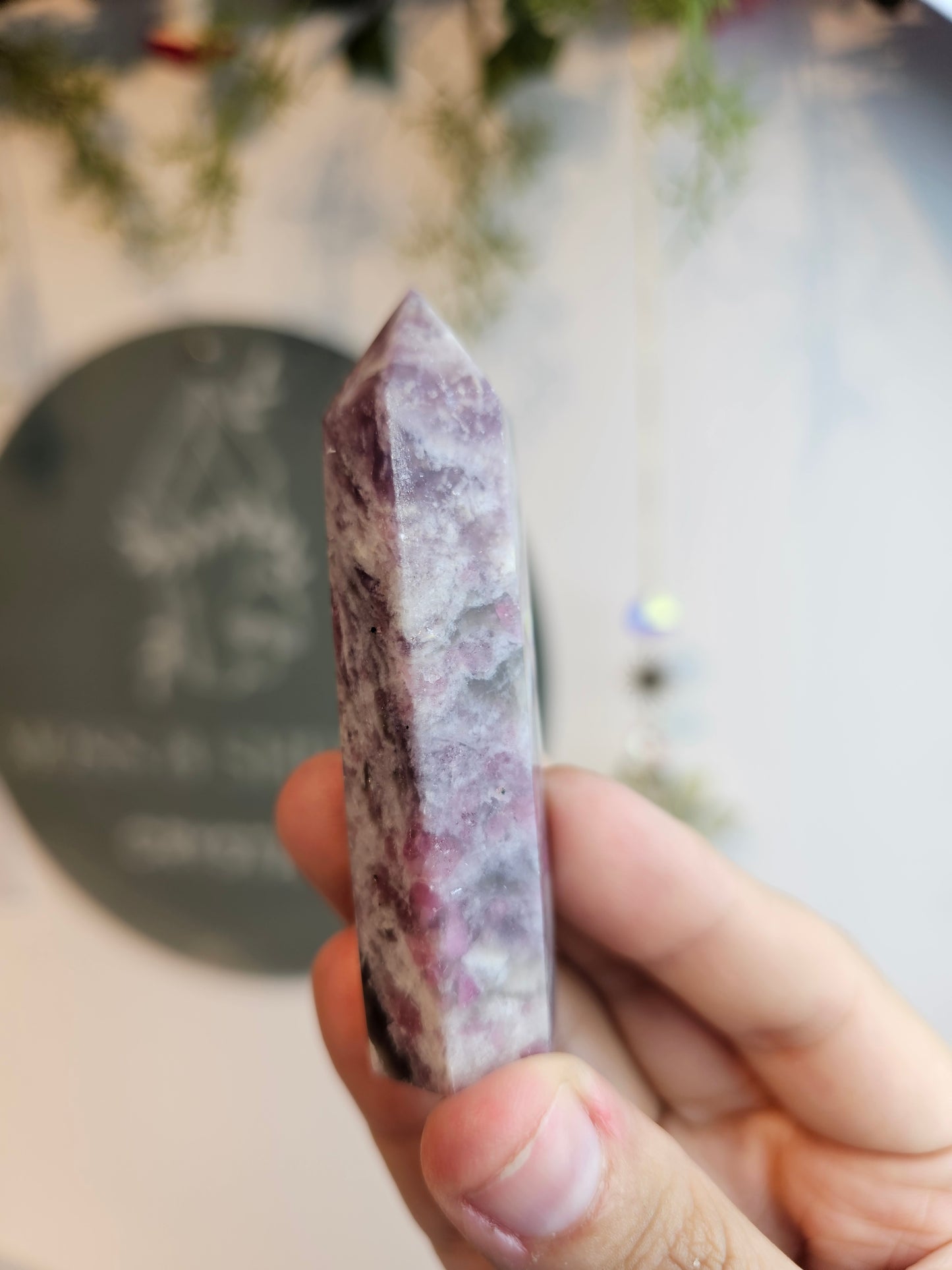 Plum Tourmaline Tower - MAS0906