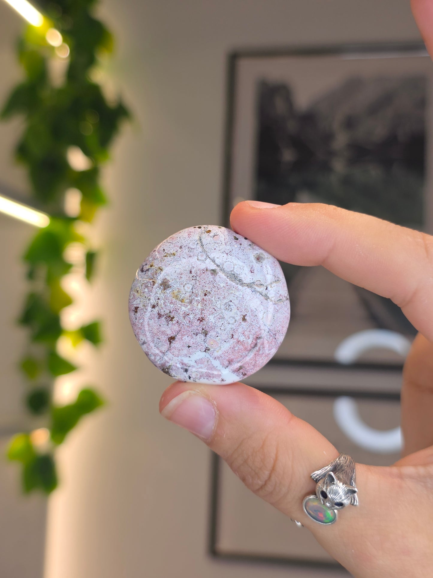 Madagascan Sea Jasper Buttons