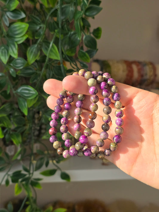 Atlantisite - Round Bead Bracelet 8mm