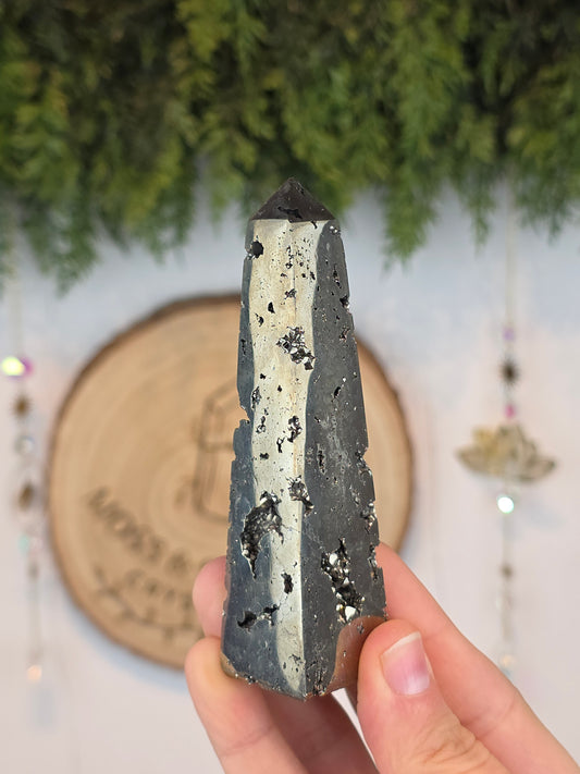 Peruvian Pyrite Obelisk A