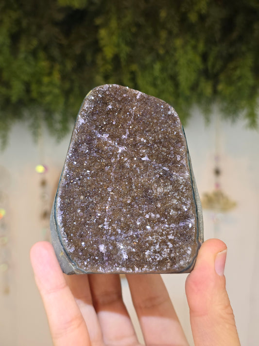 Brazilian Rainbow Amethyst Cut Base