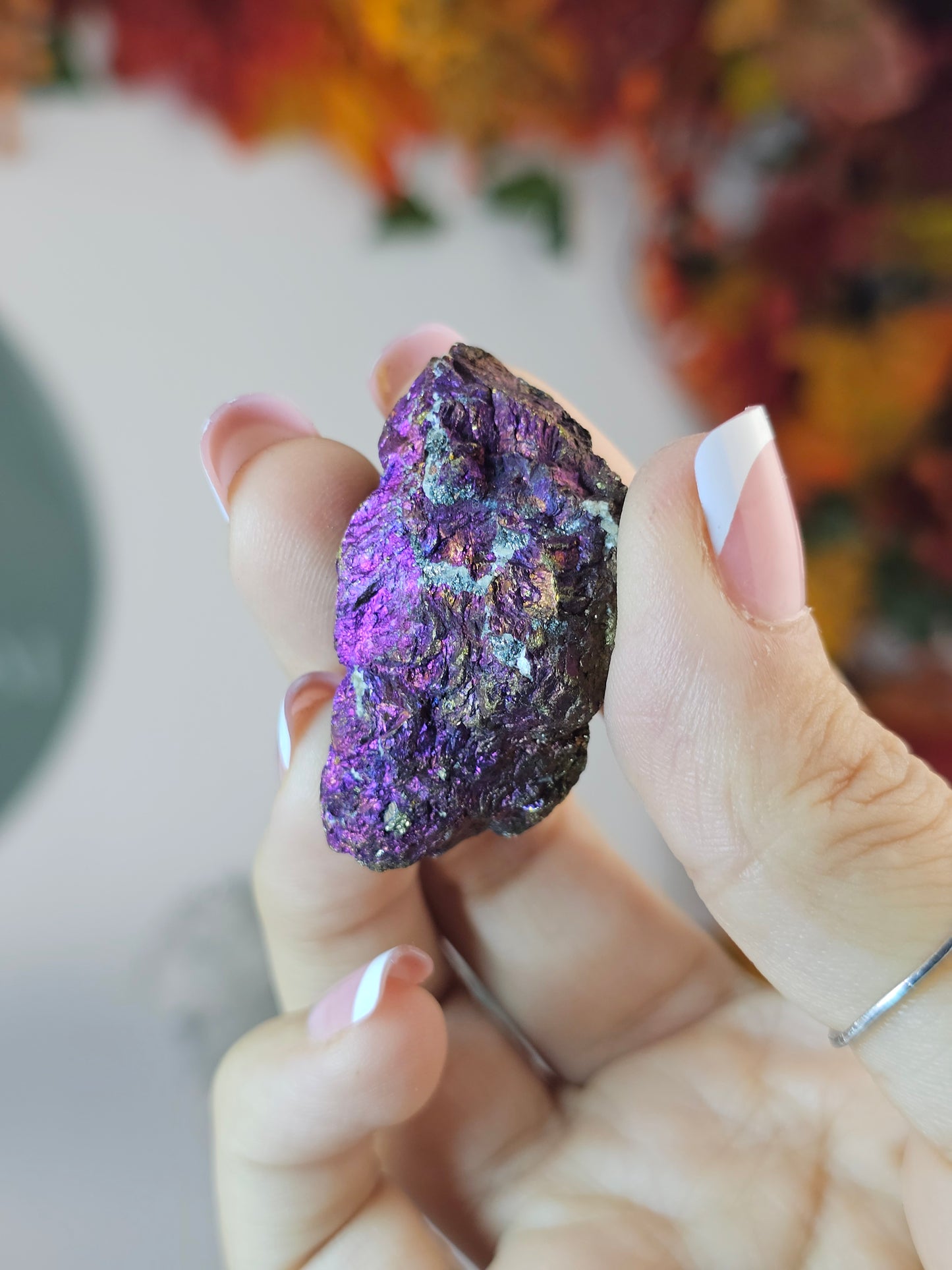 Intuitively chosen Colourful Pyrite on Limestone Matrix - MAS2805