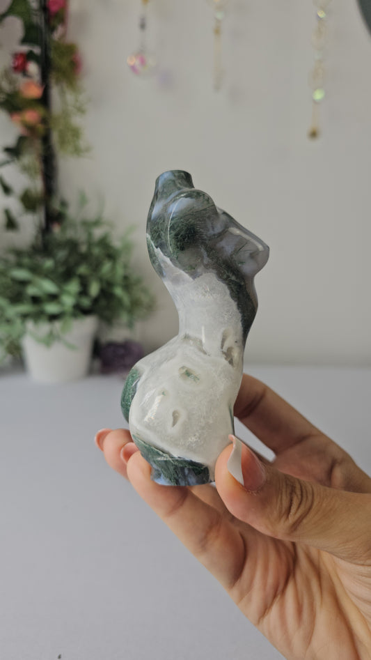 Moss Agate Lady Body H - MAS0630