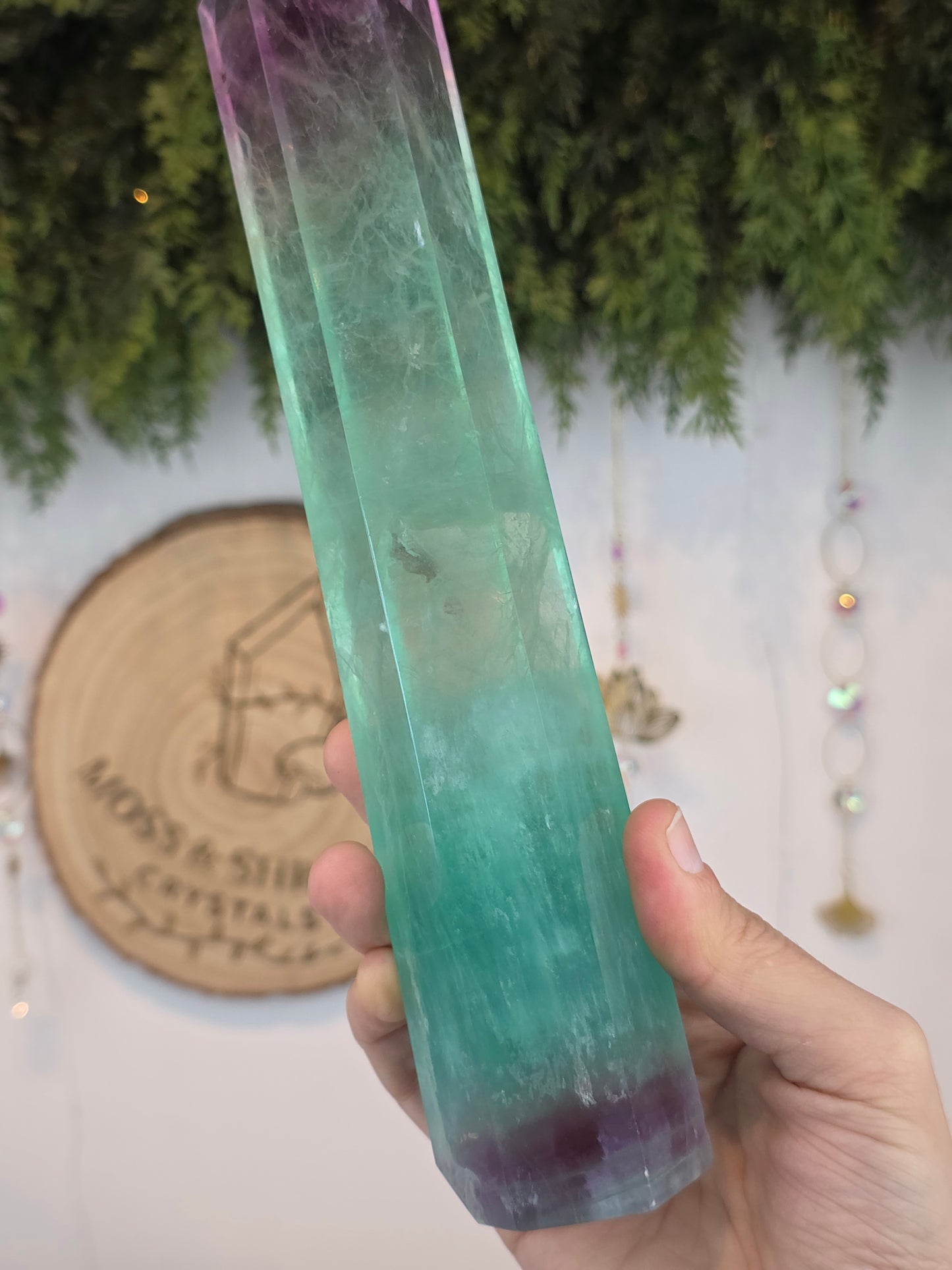 Watermelon Fluorite Statement Tower