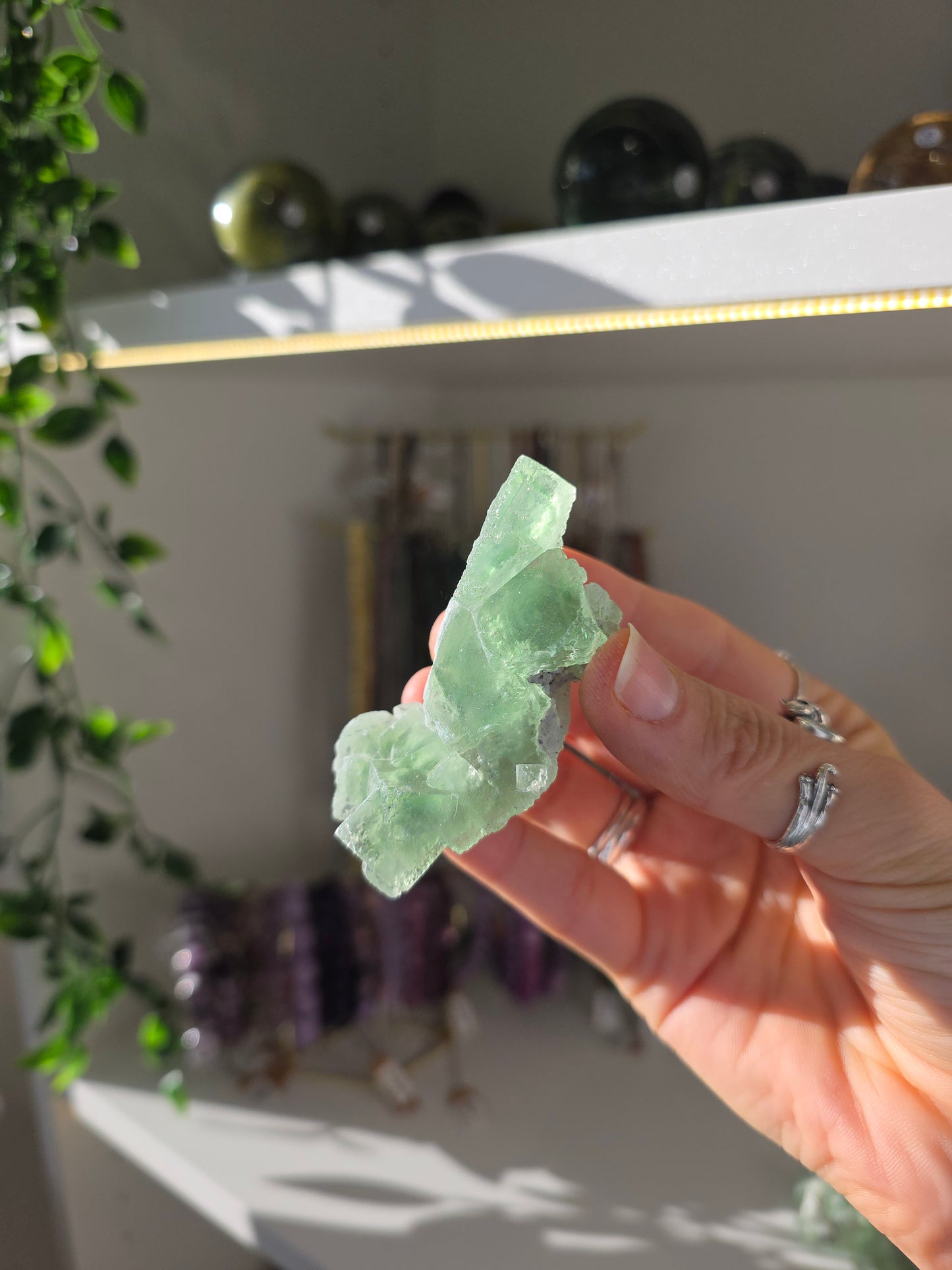 Apple Green Fluorite Specimens from Yunnan Province, China