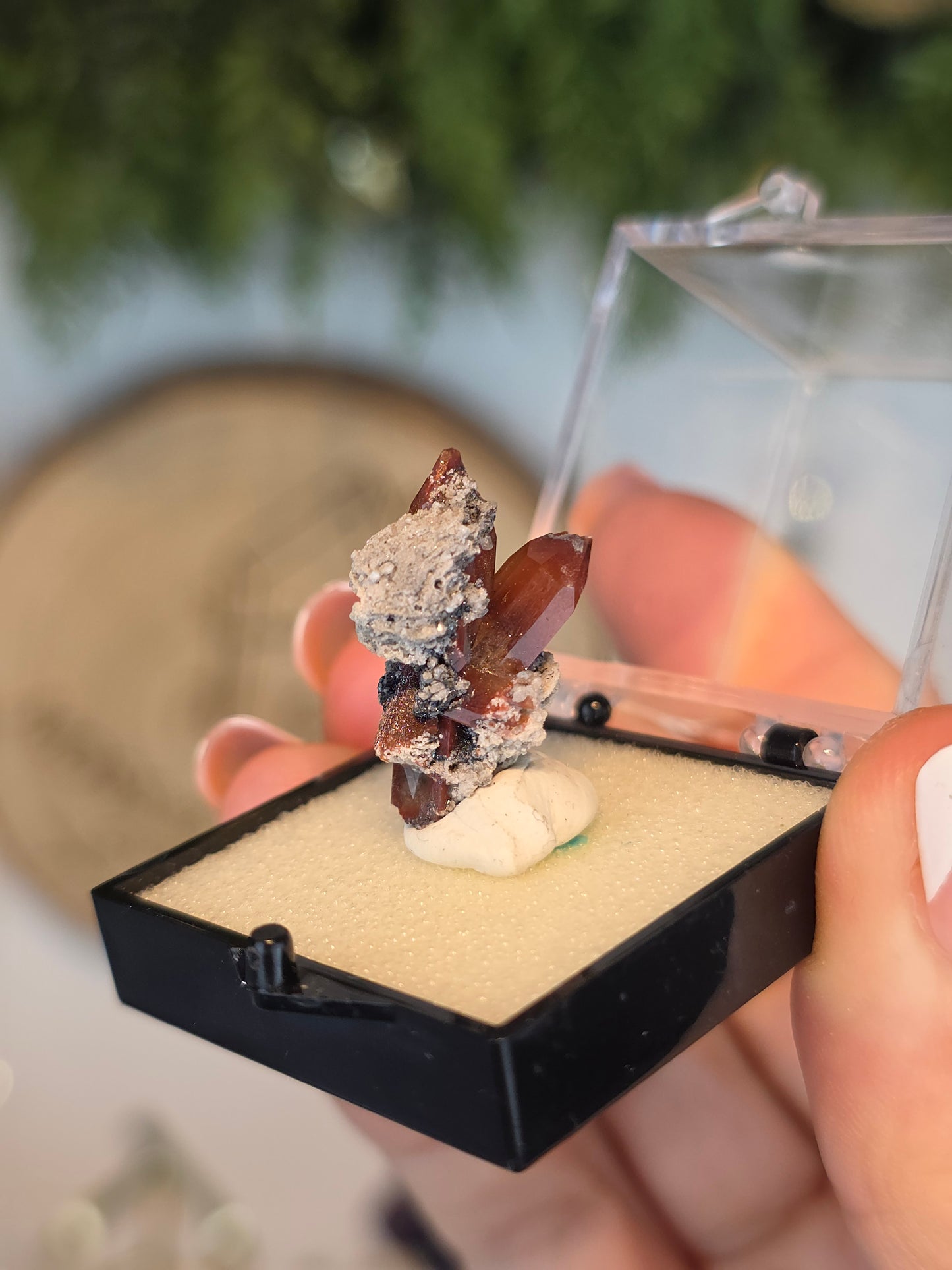 Red Topaz Specimen from Mexico - MAS6096