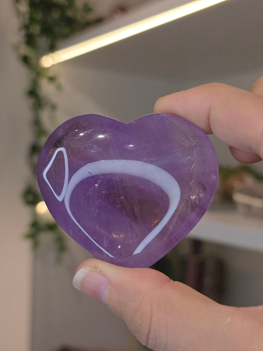 Ametrine Heart Carving H