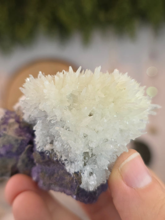 White Aragonite from Guizhou, China