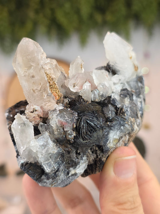 Quartz with Specularite from Guangdong, China