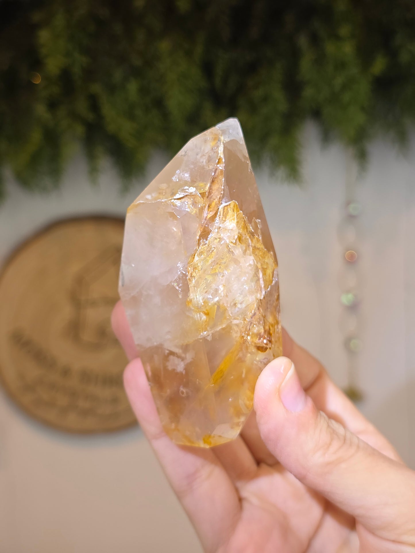 Rose Quartz with Golden Healer Freeform J