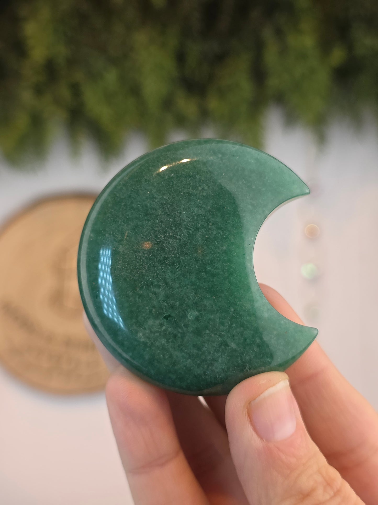 Green Aventurine Moon