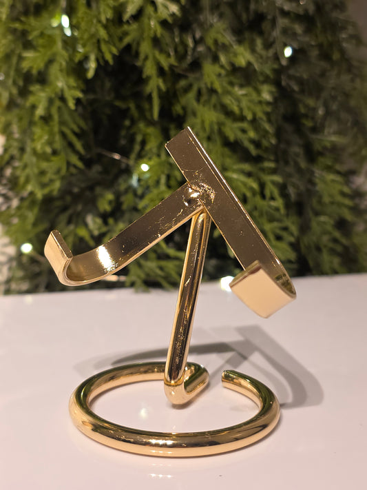 Gold Crystal Stand (3 Sizes Available) - MAS6039