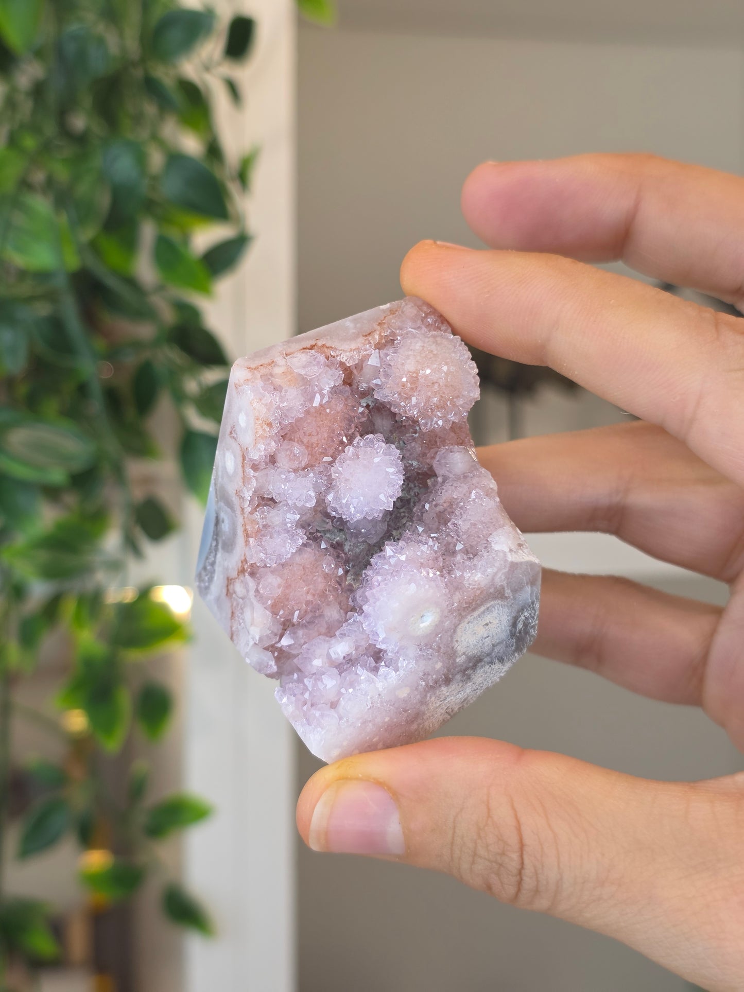 High Grade Madagascan Pink Amethyst Freeform - B