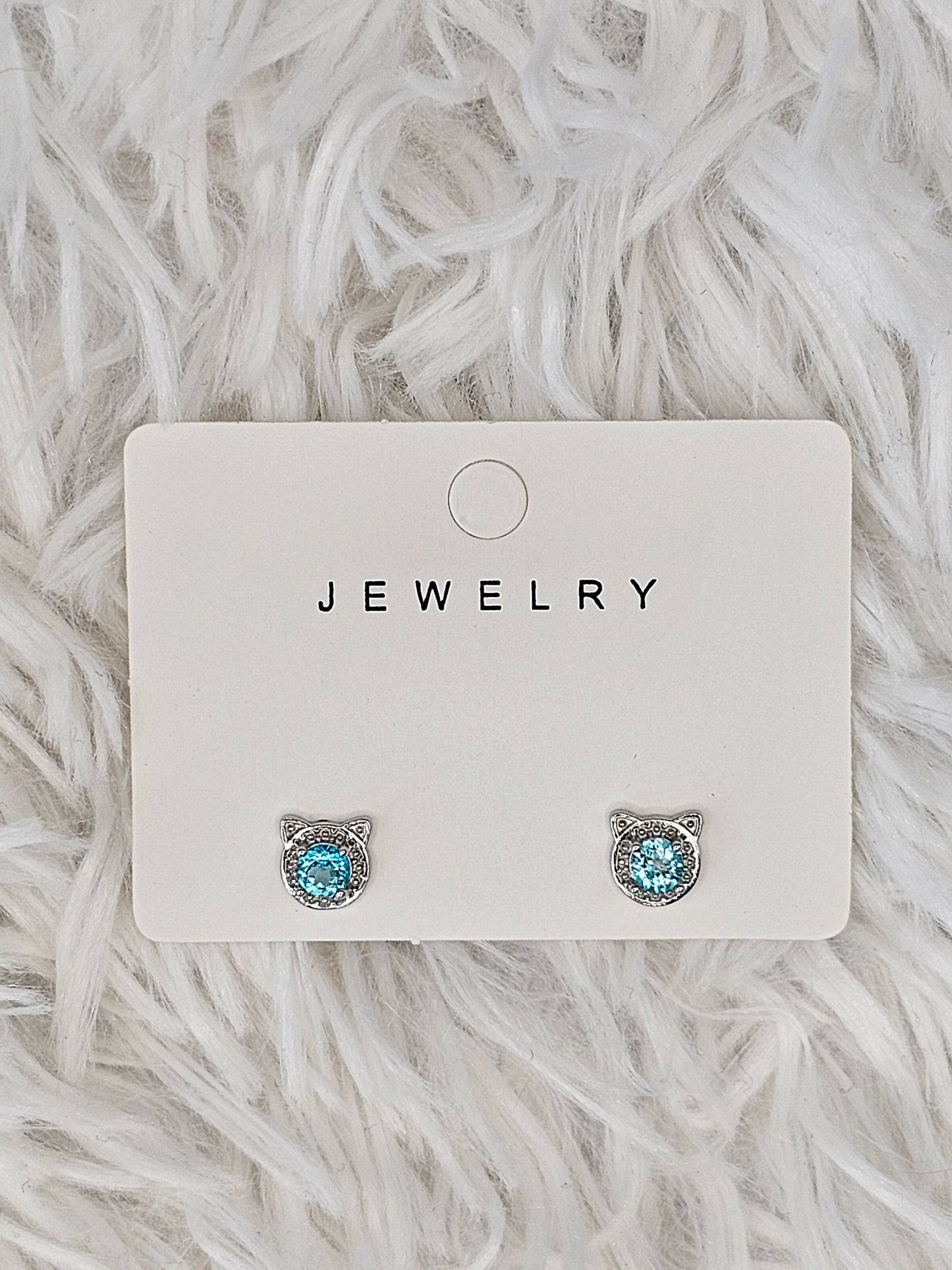 S925 Silver Topaz Earrings - MAS0887