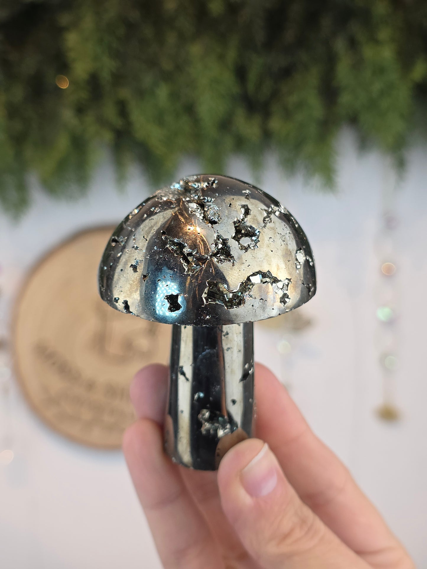 Peruvian Pyrite Mushroom