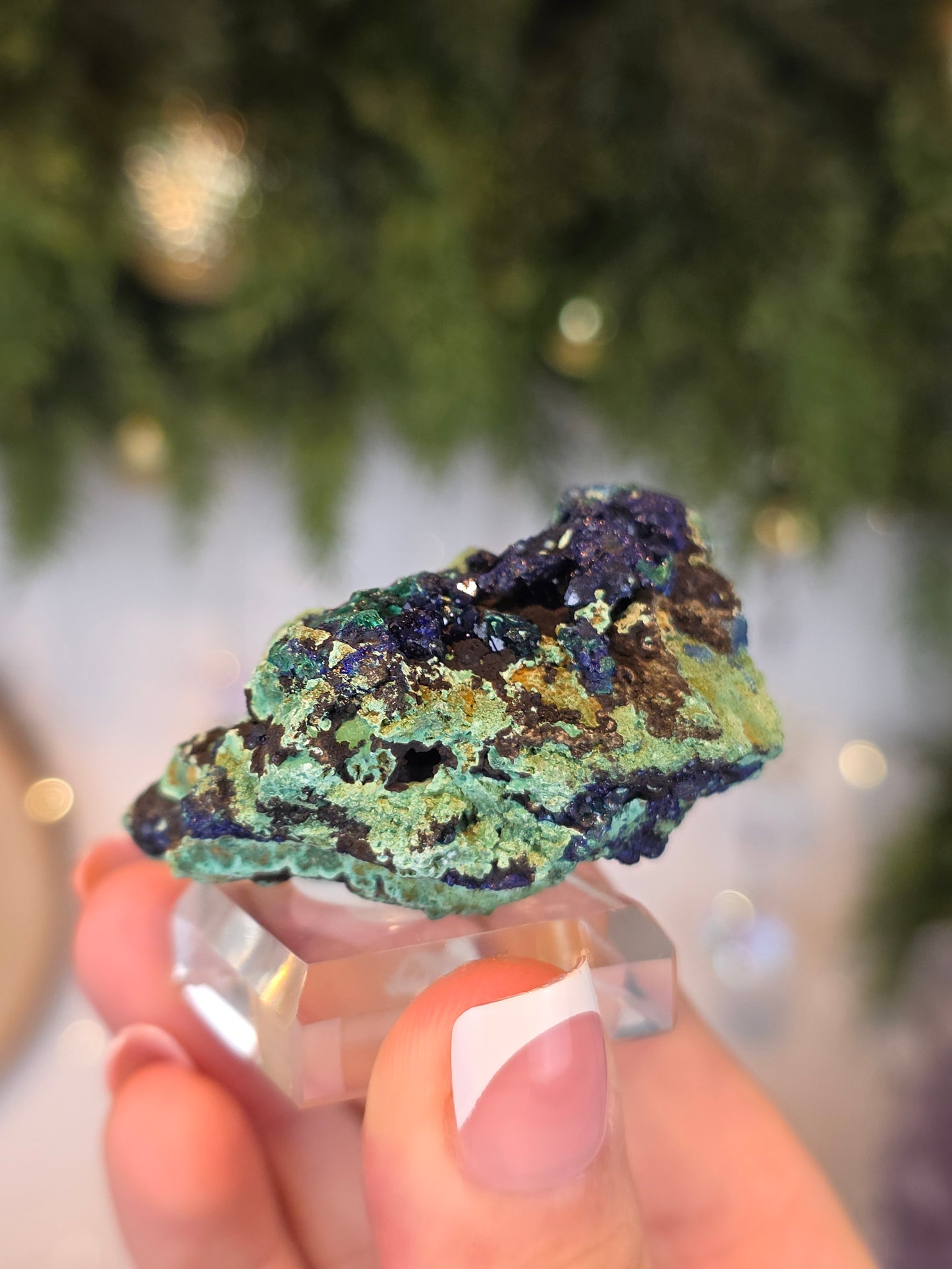 Azurite with Malachite from An Hui, China - MAS6068