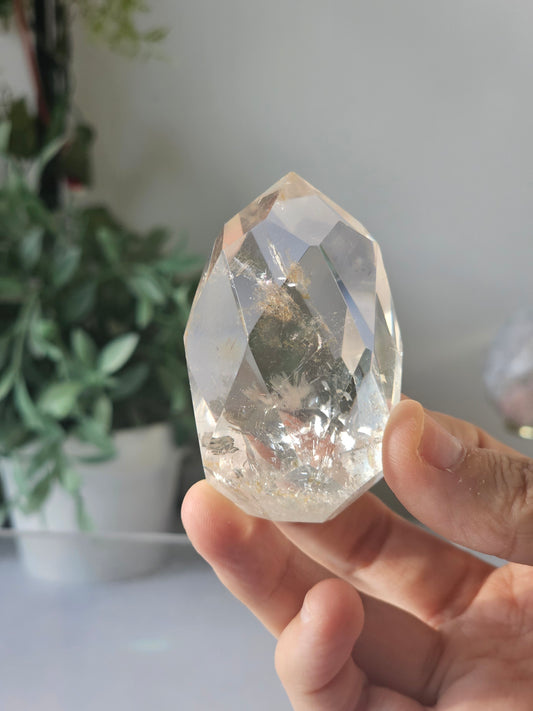 Facetted Clear Quartz Diamond - MAS0831