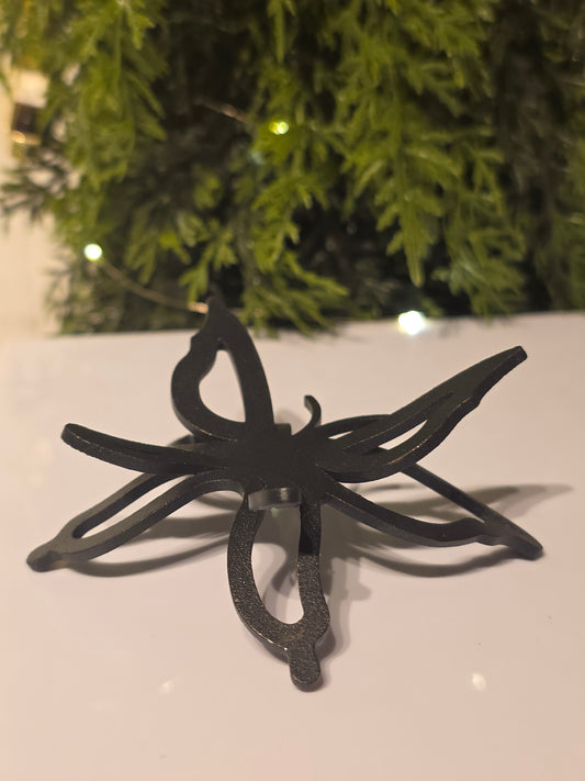 Black Butterfly Sphere Holder Stand - MAS6055