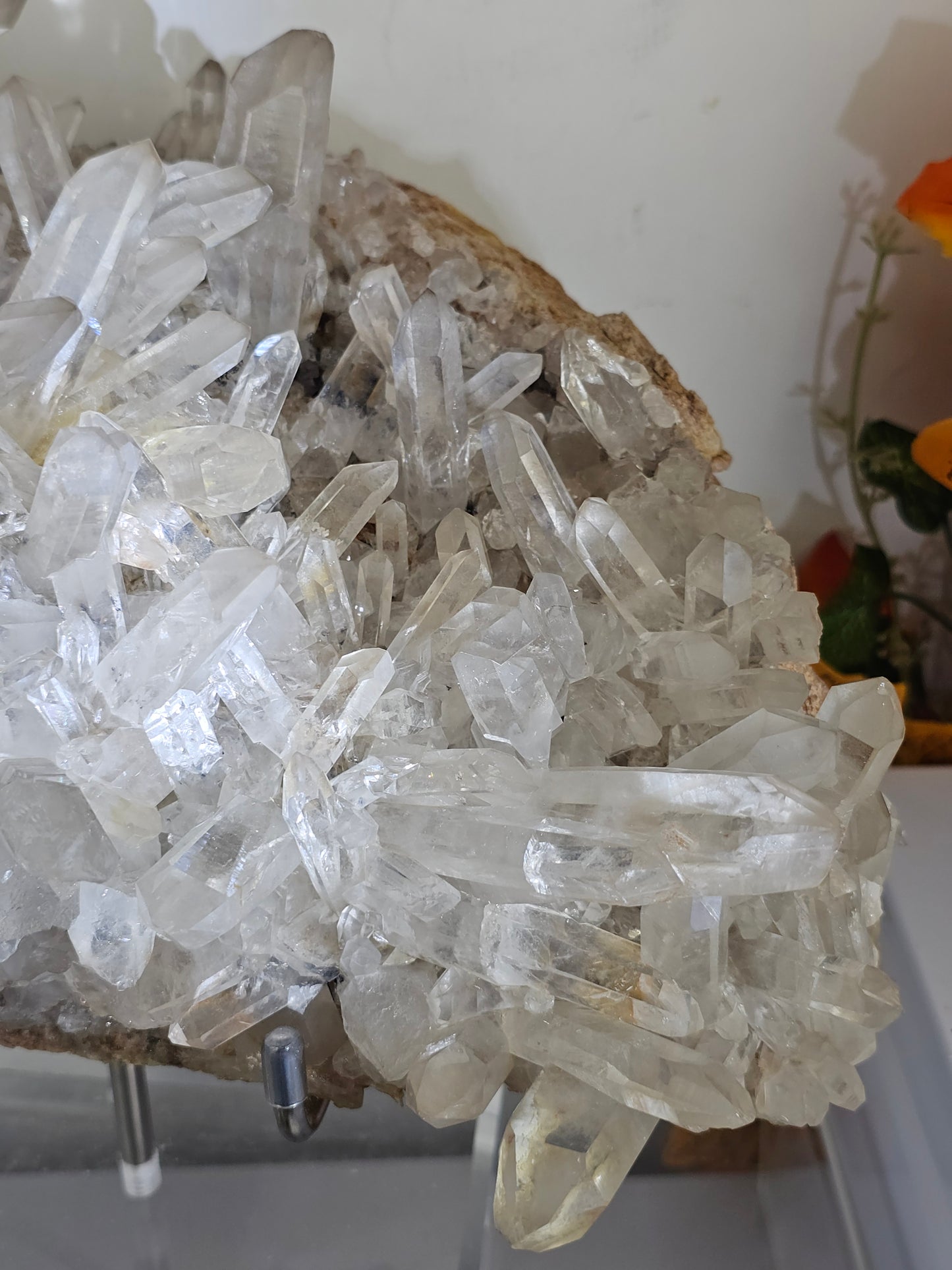 Clear Quartz Cluster from Arkansas, USA - MAS3516