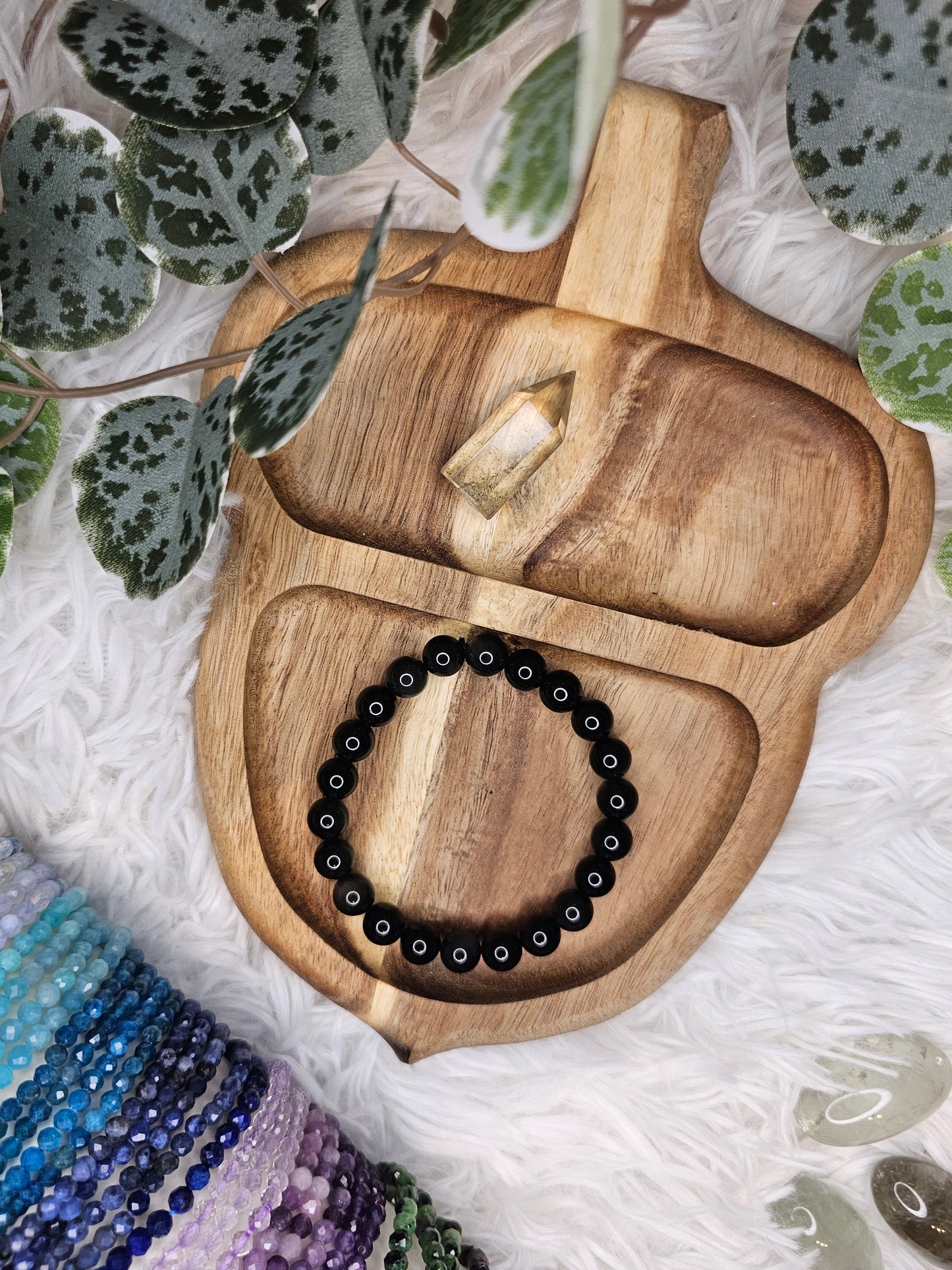 Rainbow Obsidian 8mm Bracelet - MAS0894