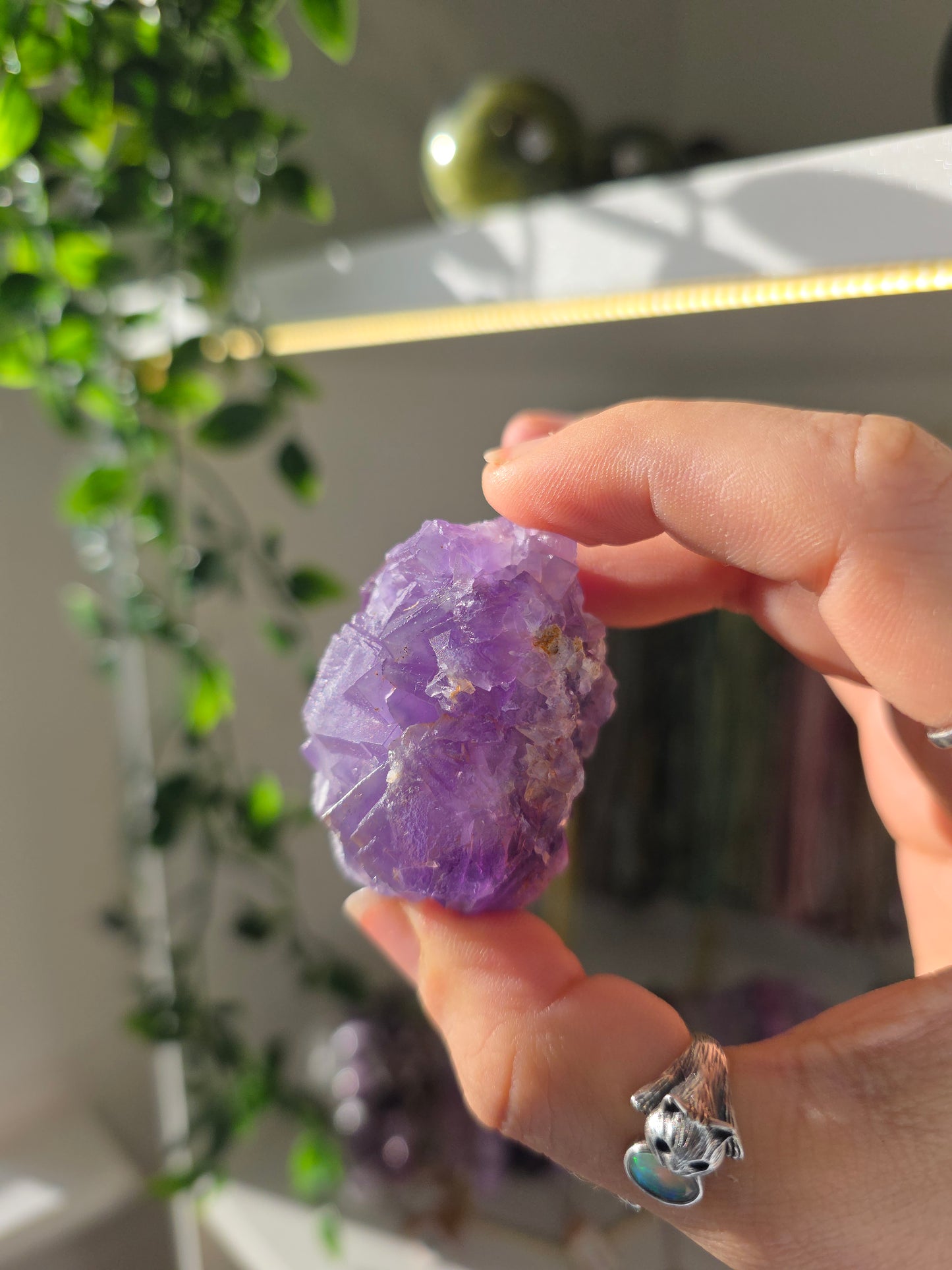 Purple Fluorite from Weishan, Yunnan Province, China G