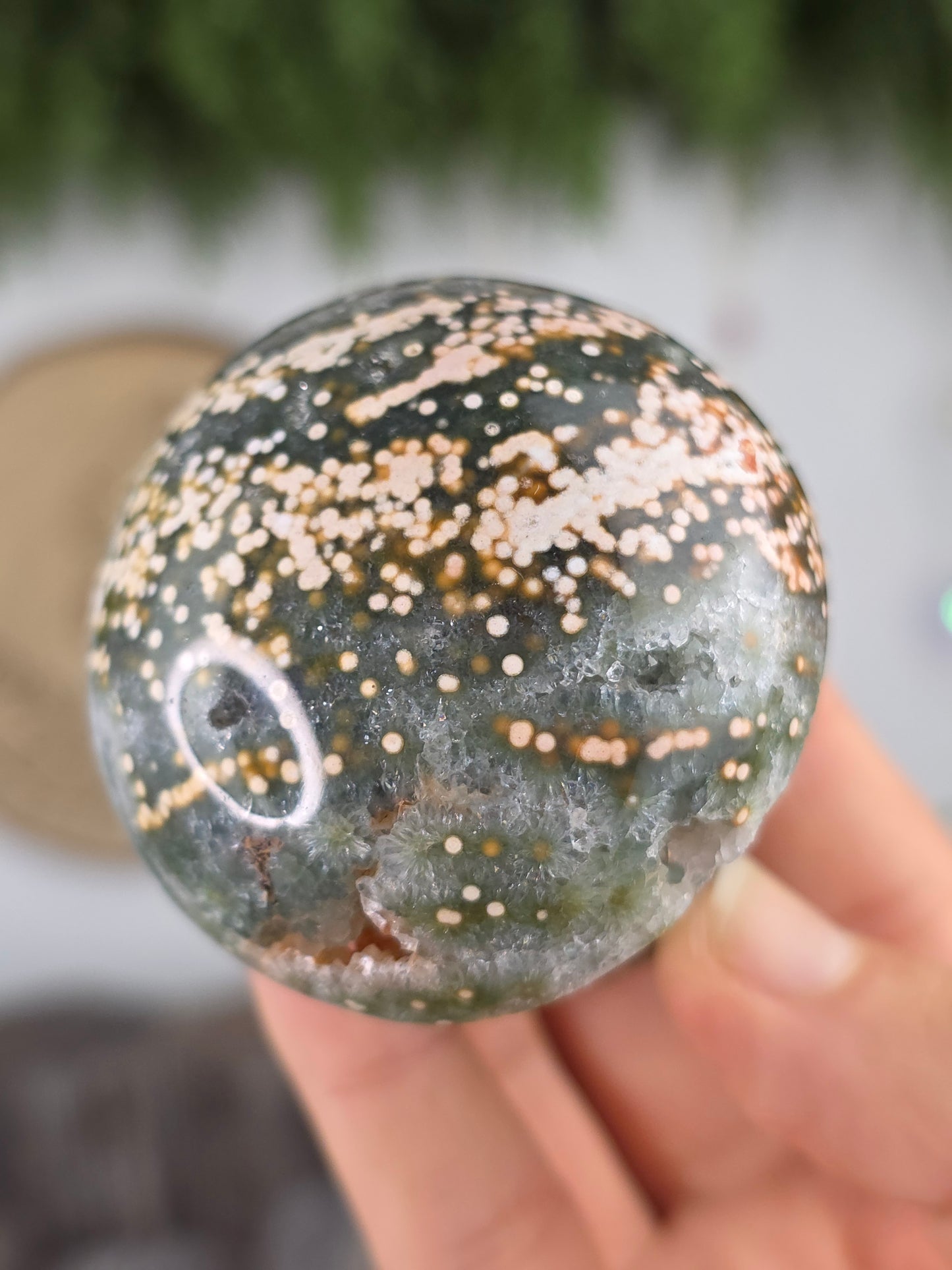 8th Vein Ocean Jasper Mushroom B