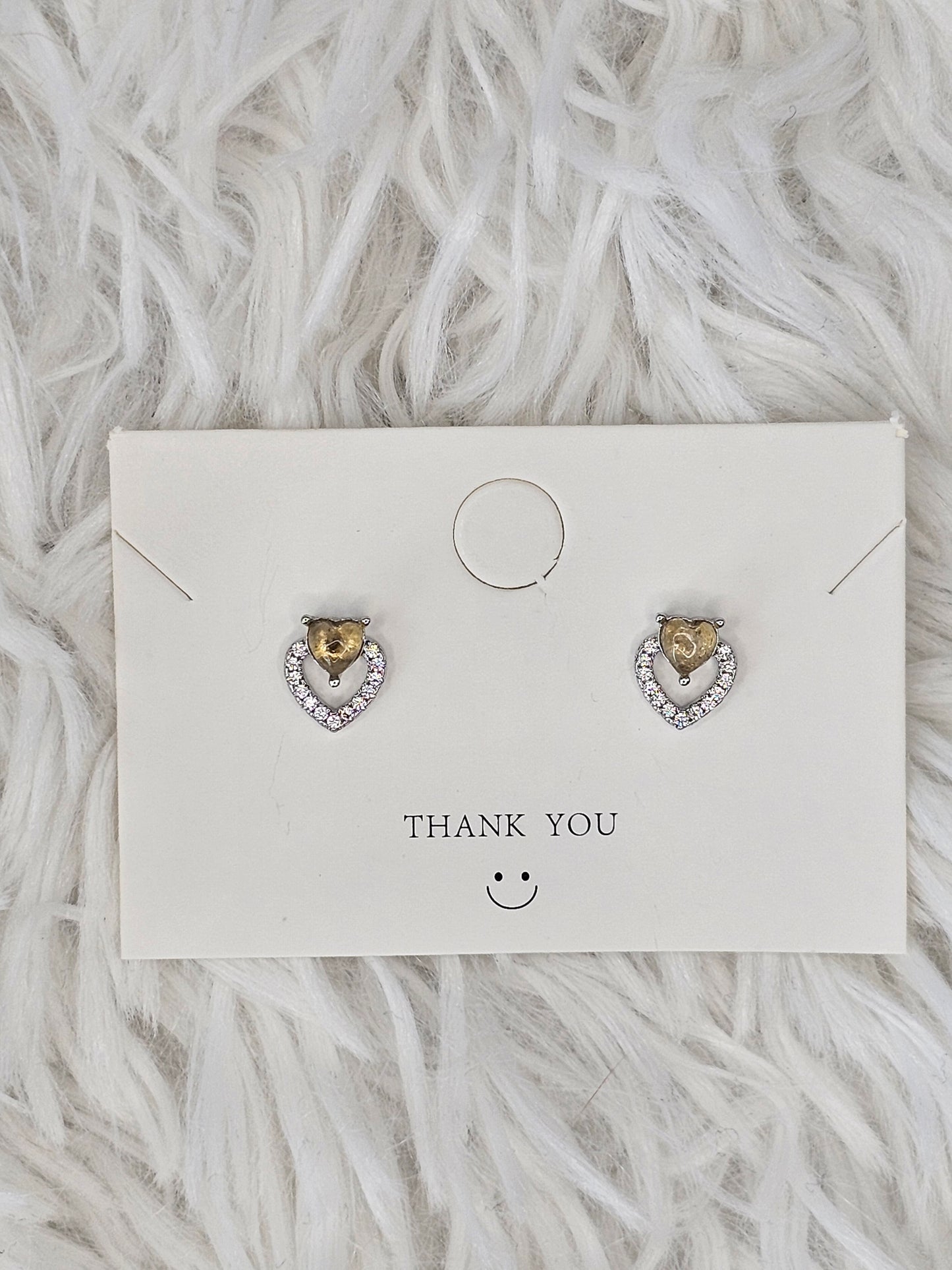 S925 Silver Yellow Tourmaline Earrings - MAS0842
